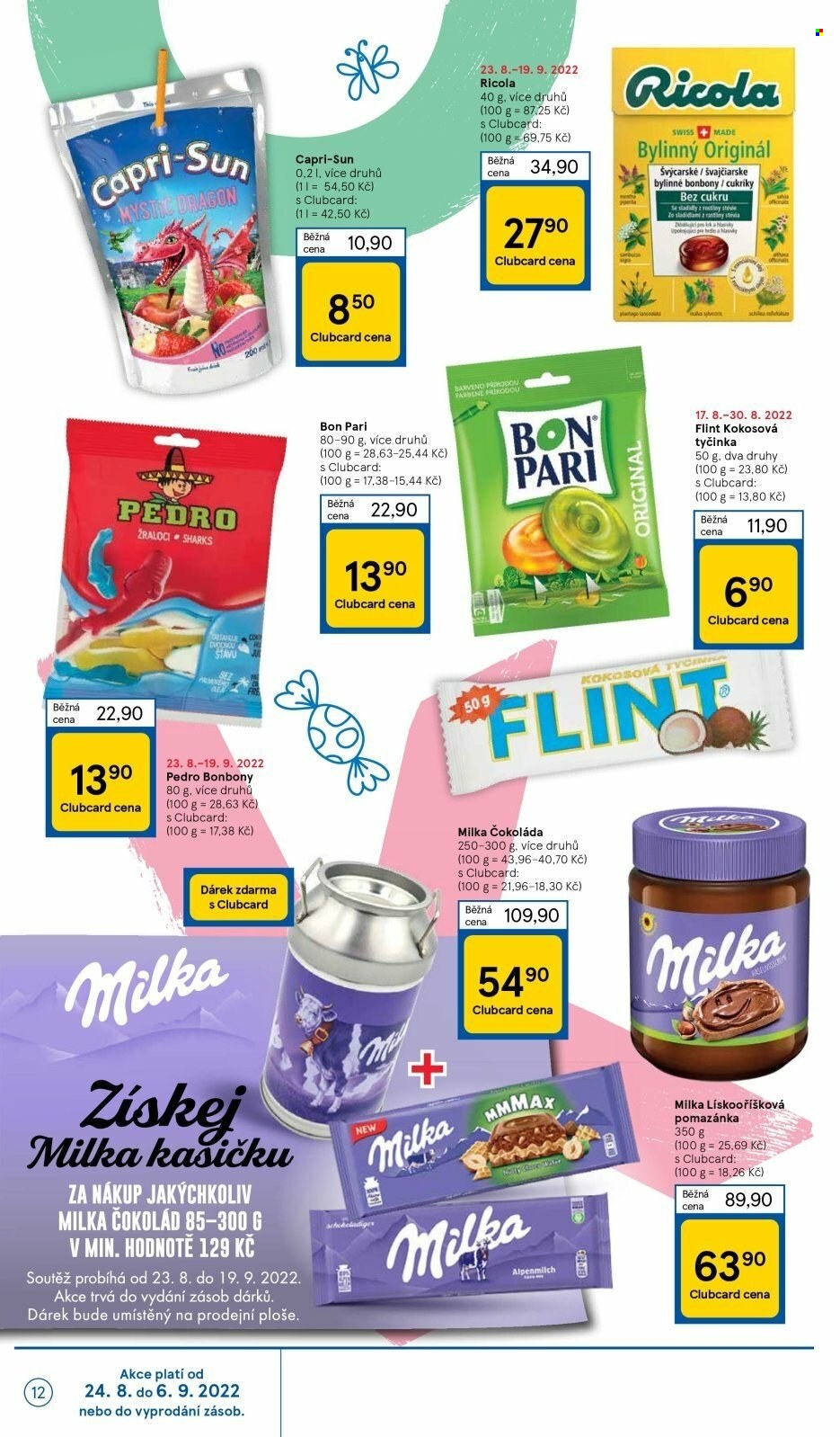 Leták TESCO - 24.8.2022 - 30.8.2022. Strana 12