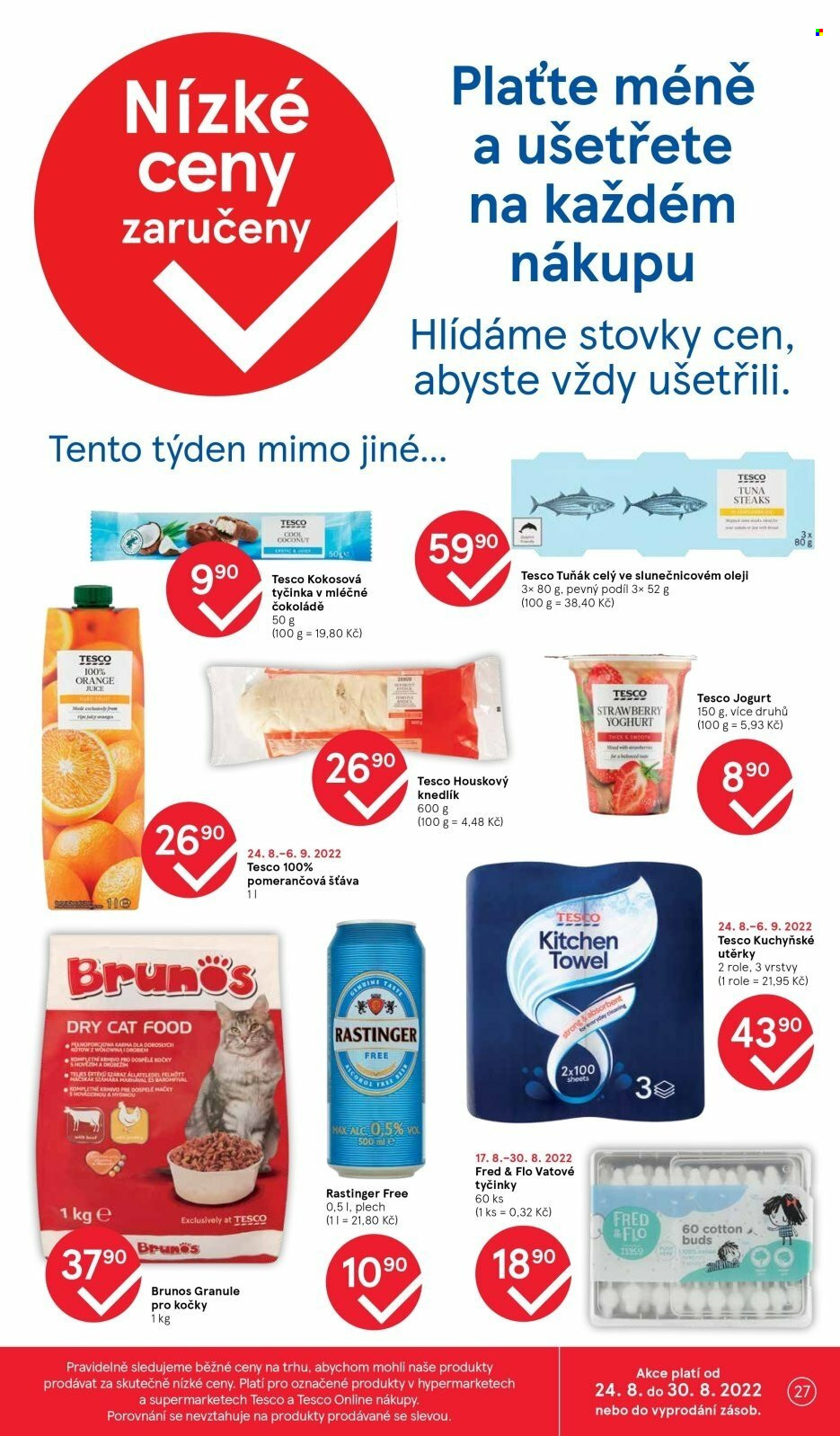 Leták TESCO - 24.8.2022 - 30.8.2022. Strana 27