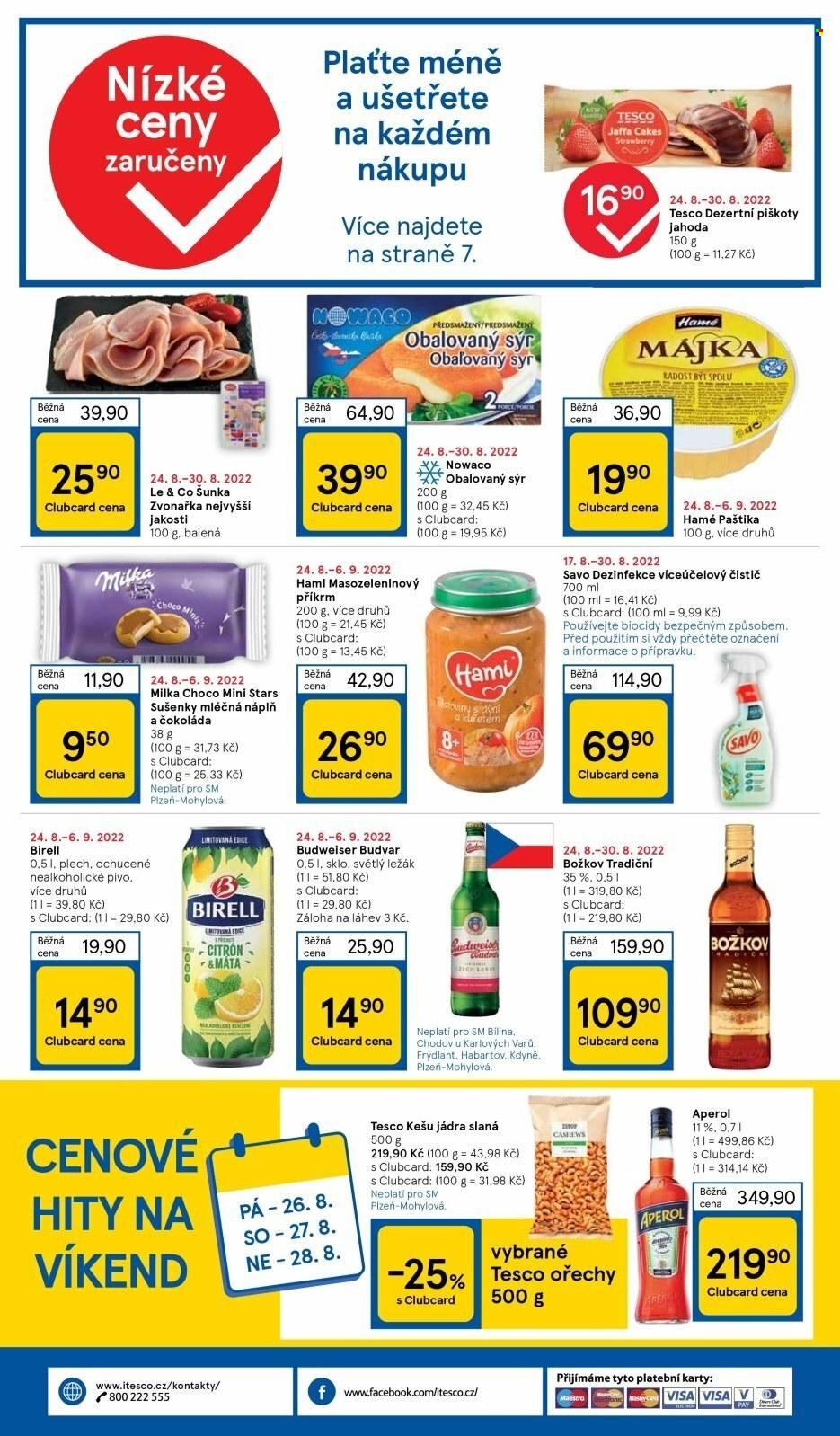 Leták TESCO supermarket - 24.8.2022 - 30.8.2022. Strana 8