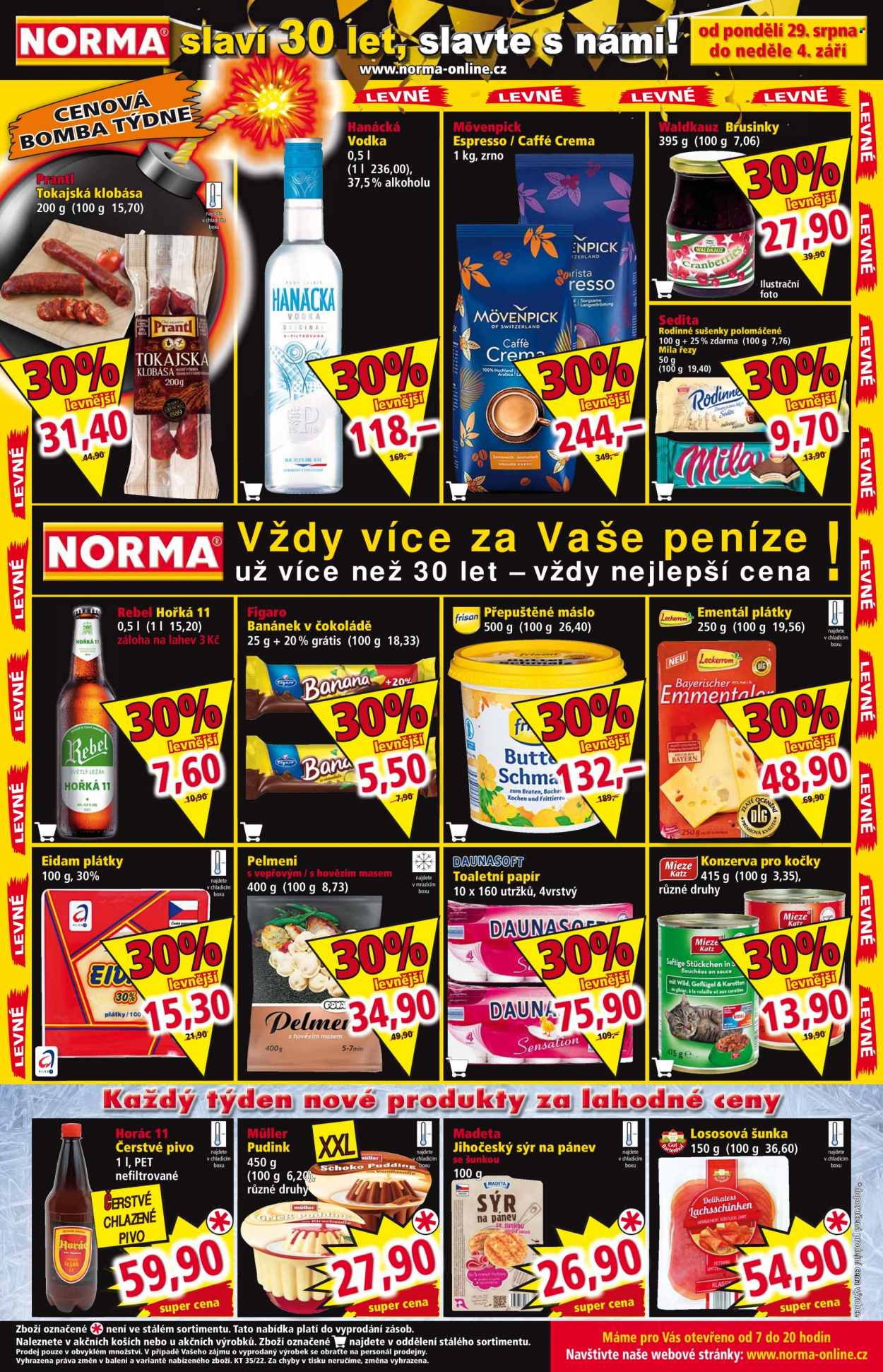 Leták Norma - 29.8.2022 - 4.9.2022. Strana 1