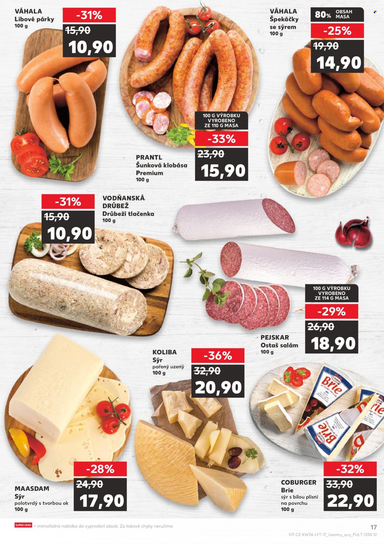 Leták Kaufland - 24.8.2022 - 30.8.2022. Strana 17