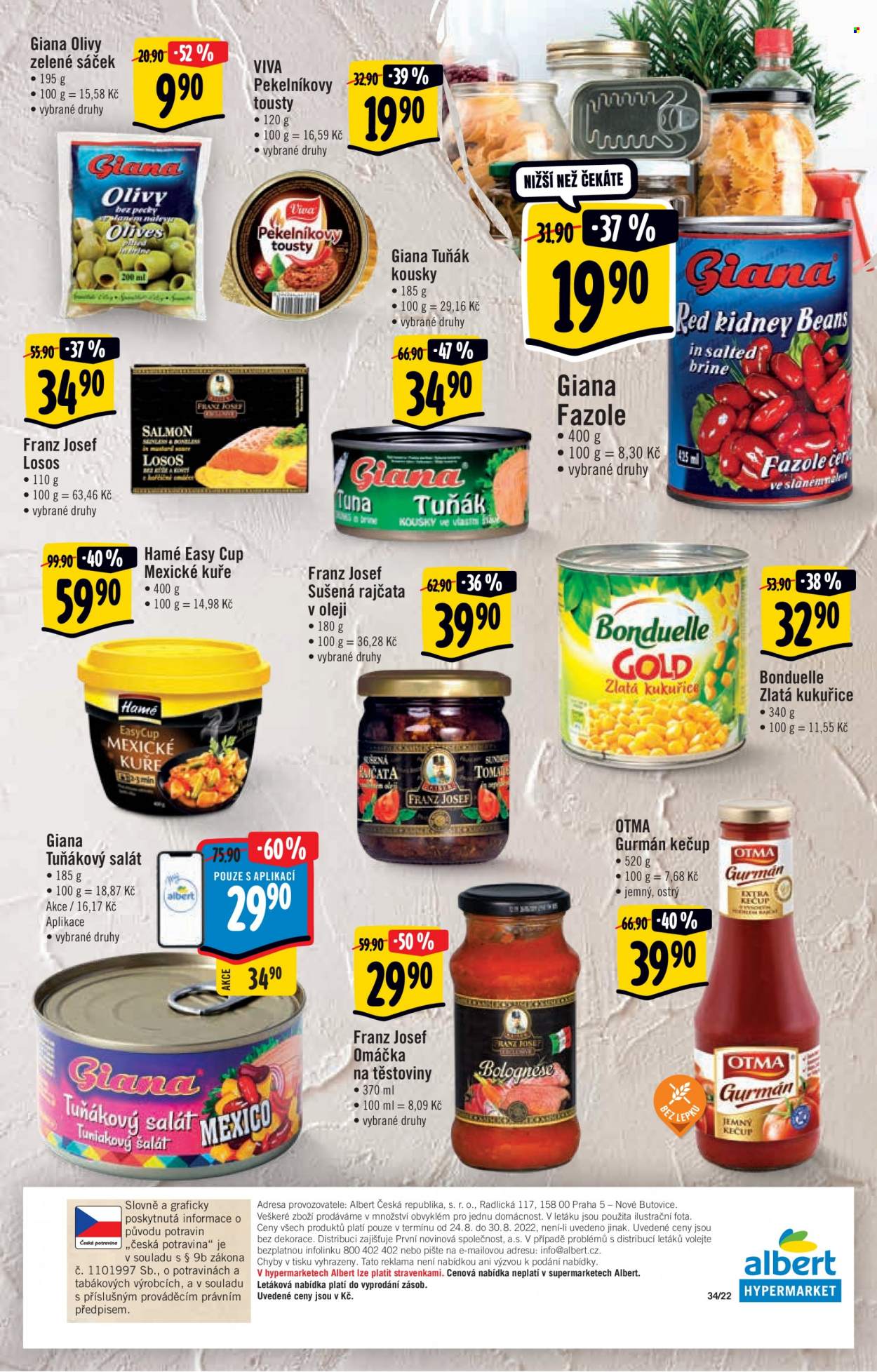 Leták Albert Hypermarket - 24.8.2022 - 30.8.2022. Strana 17