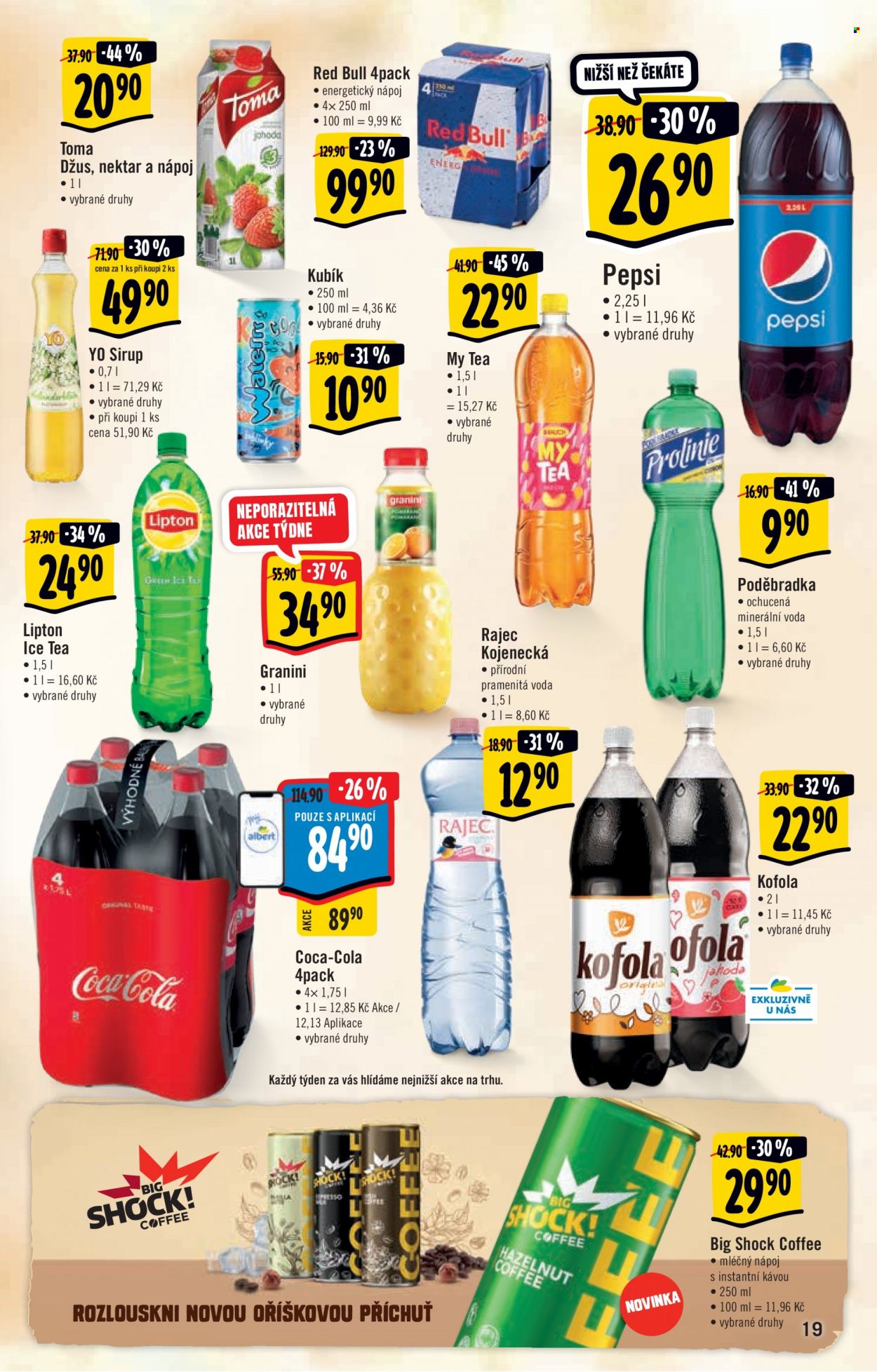 Leták Albert Hypermarket - 24.8.2022 - 30.8.2022. Strana 19