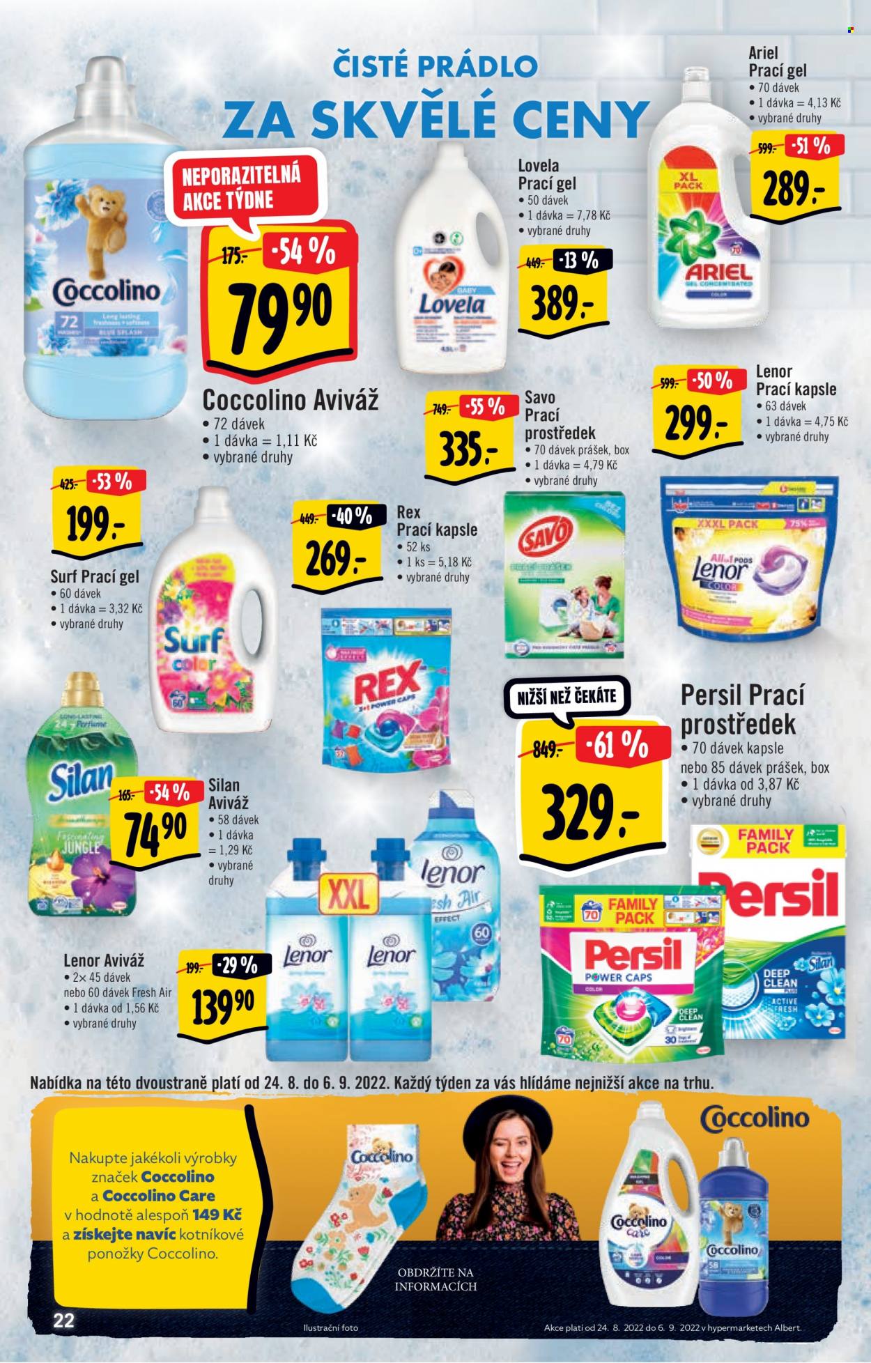 Leták Albert Hypermarket - 24.8.2022 - 30.8.2022. Strana 22