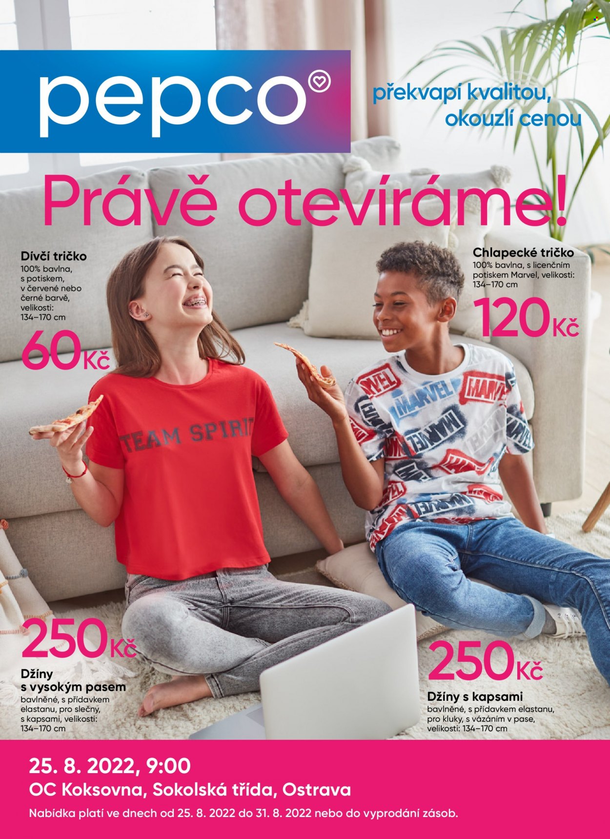 Leták PEPCO - 25.8.2022 - 31.8.2022. Strana 1
