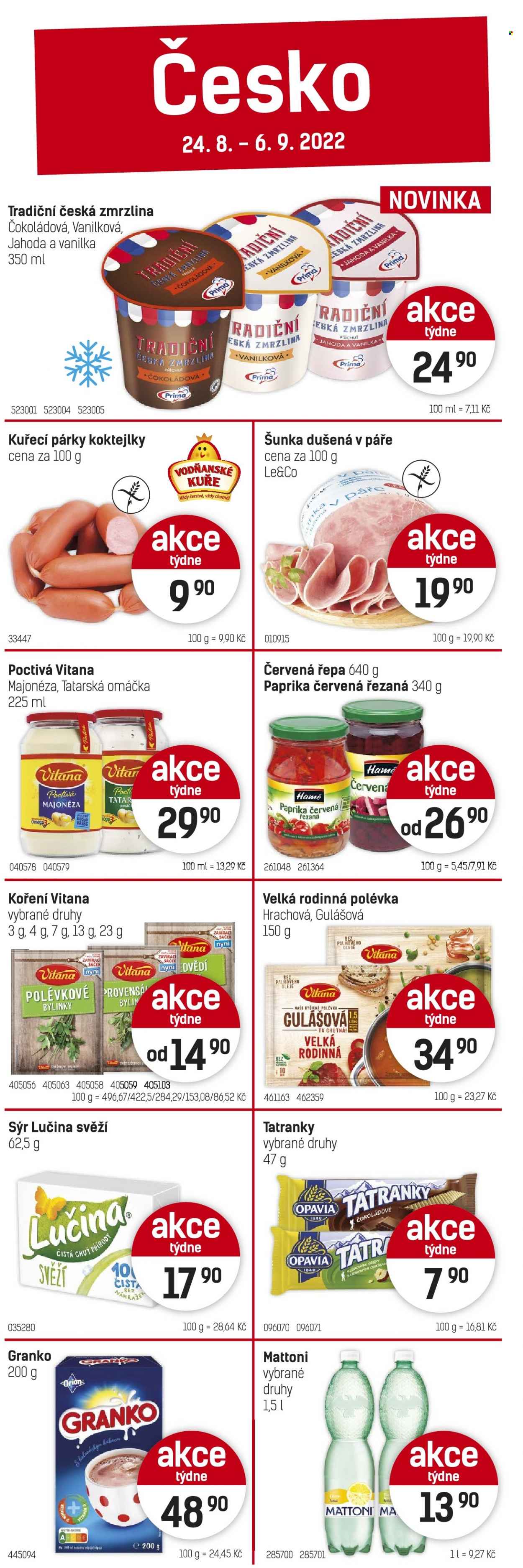 Leták Konzum - 24.8.2022 - 6.9.2022. Strana 4