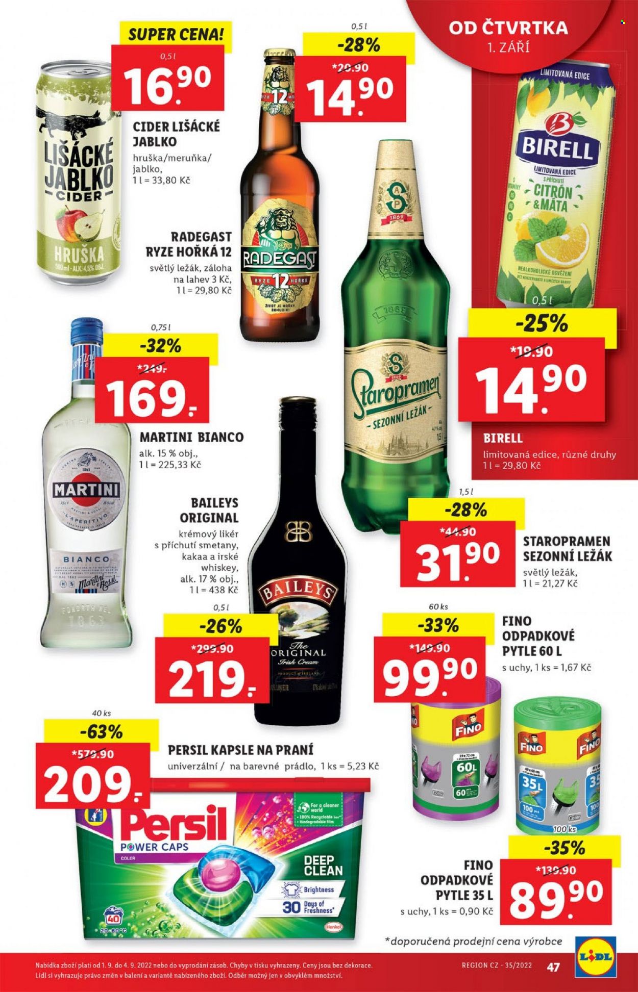 Leták Lidl - 29.8.2022 - 4.9.2022. Strana 47