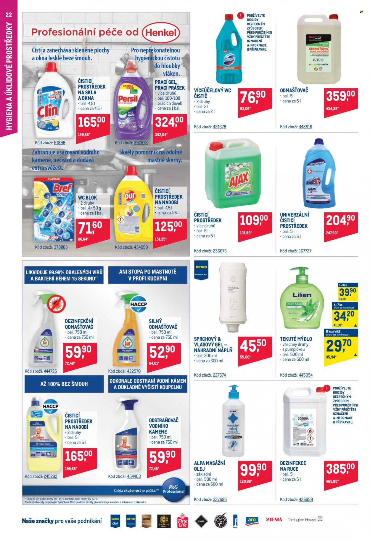 Leták MAKRO - 31.8.2022 - 13.9.2022. Strana 22