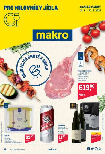 Leták MAKRO - 31.8.2022 - 13.9.2022.