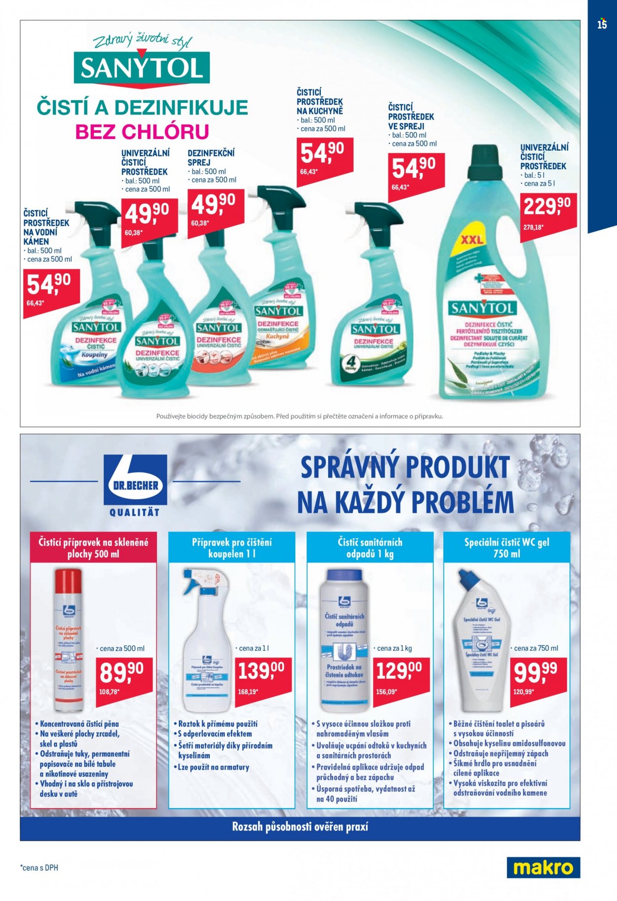 Leták MAKRO - 31.8.2022 - 27.9.2022. Strana 15