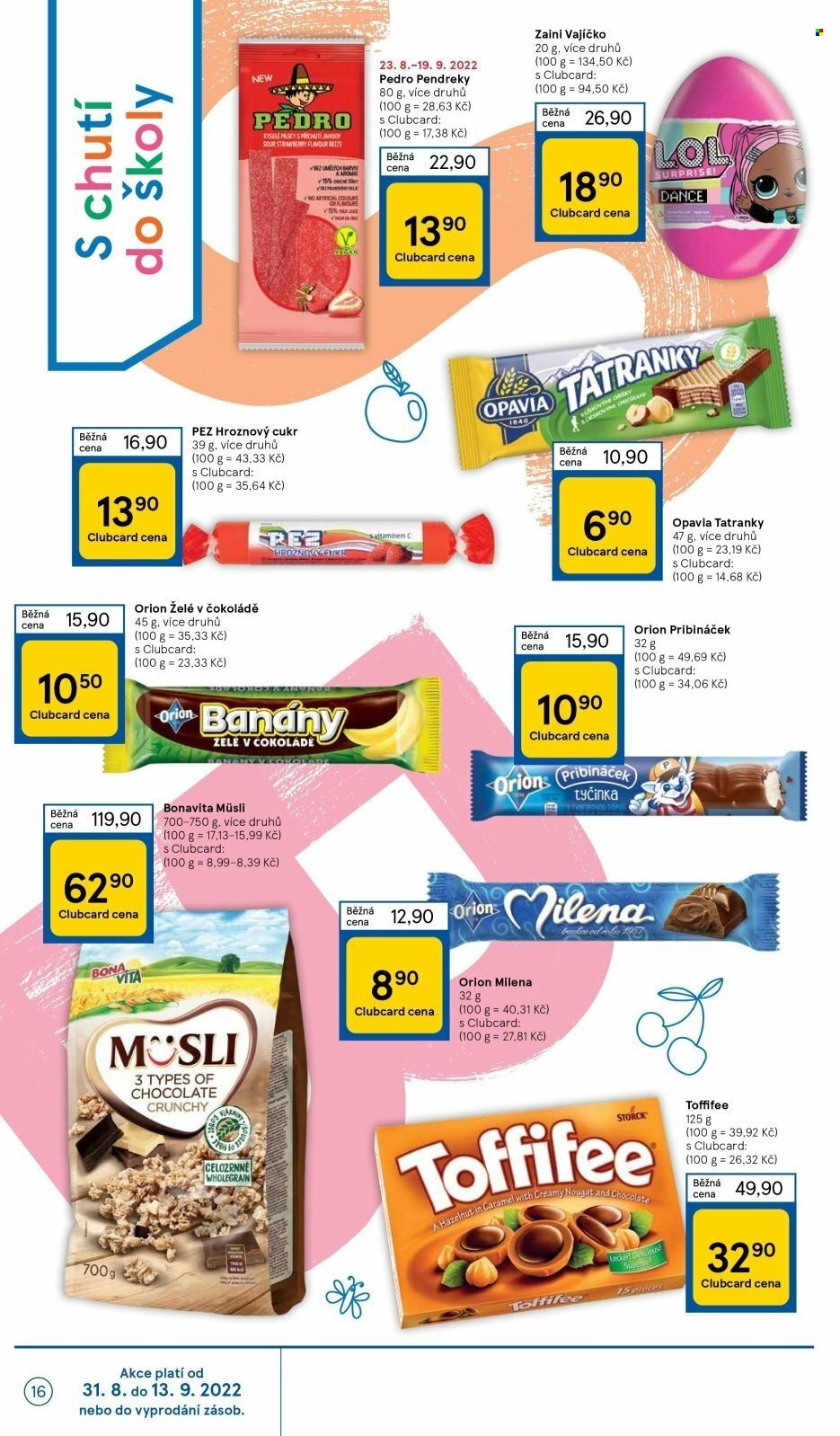 Leták TESCO - 31.8.2022 - 6.9.2022. Strana 16