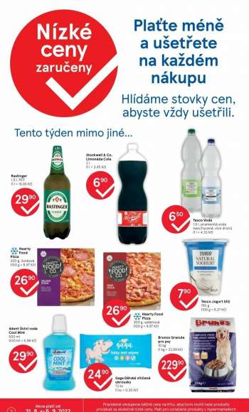 Leták TESCO supermarket - 31.8.2022 - 6.9.2022.