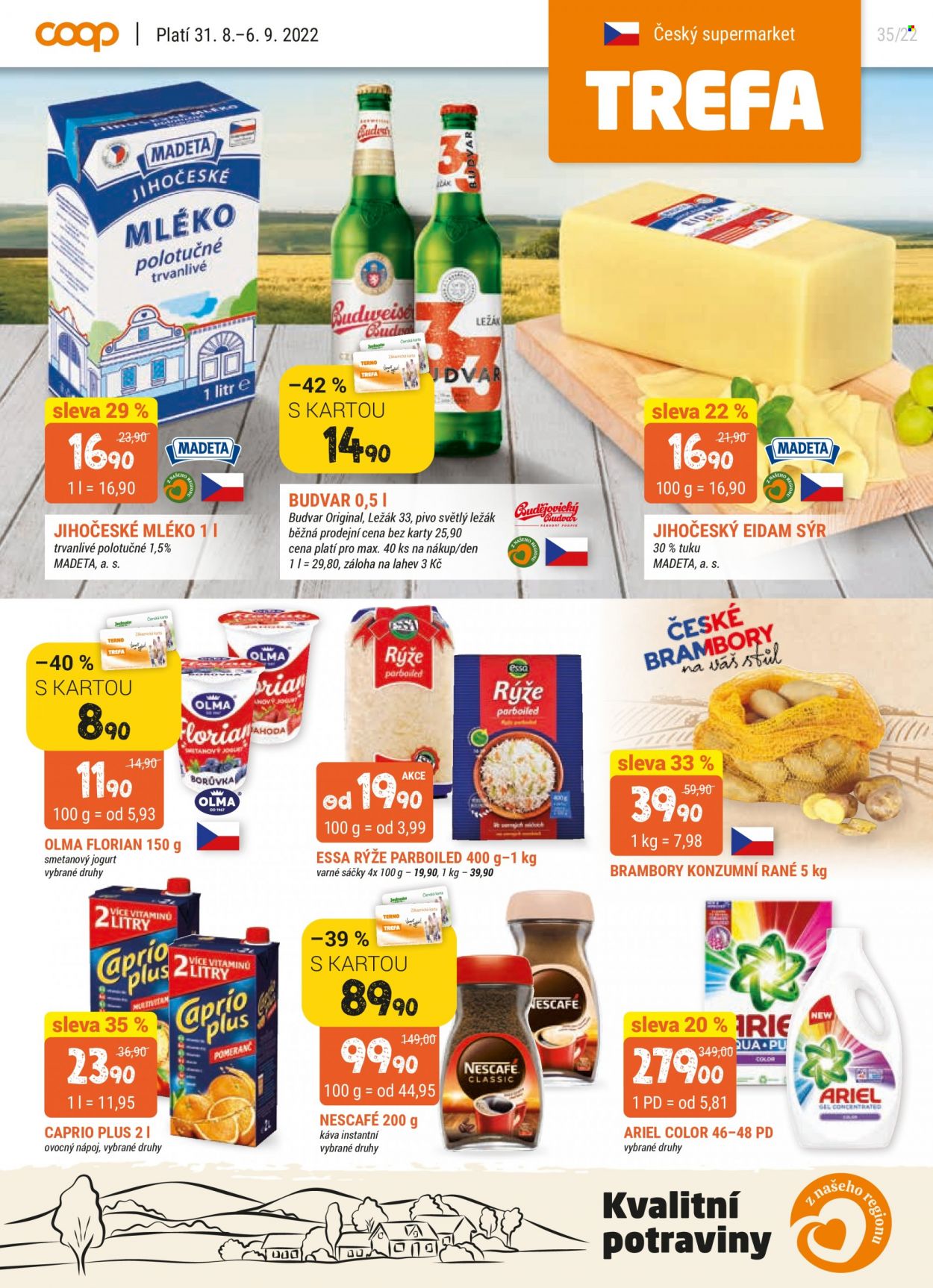 Leták TREFA coop - 31.8.2022 - 6.9.2022. Strana 1