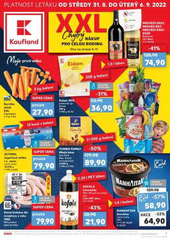 Leták Kaufland - 31.8.2022 - 6.9.2022.