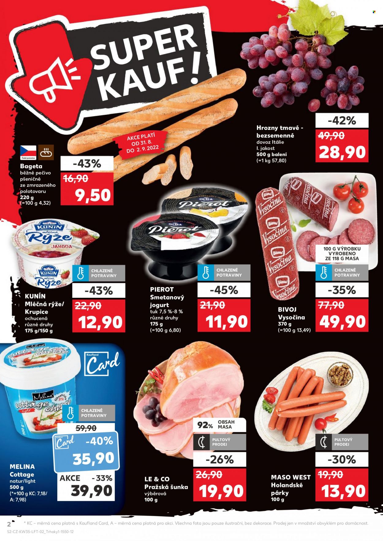 Leták Kaufland - 31.8.2022 - 6.9.2022. Strana 2