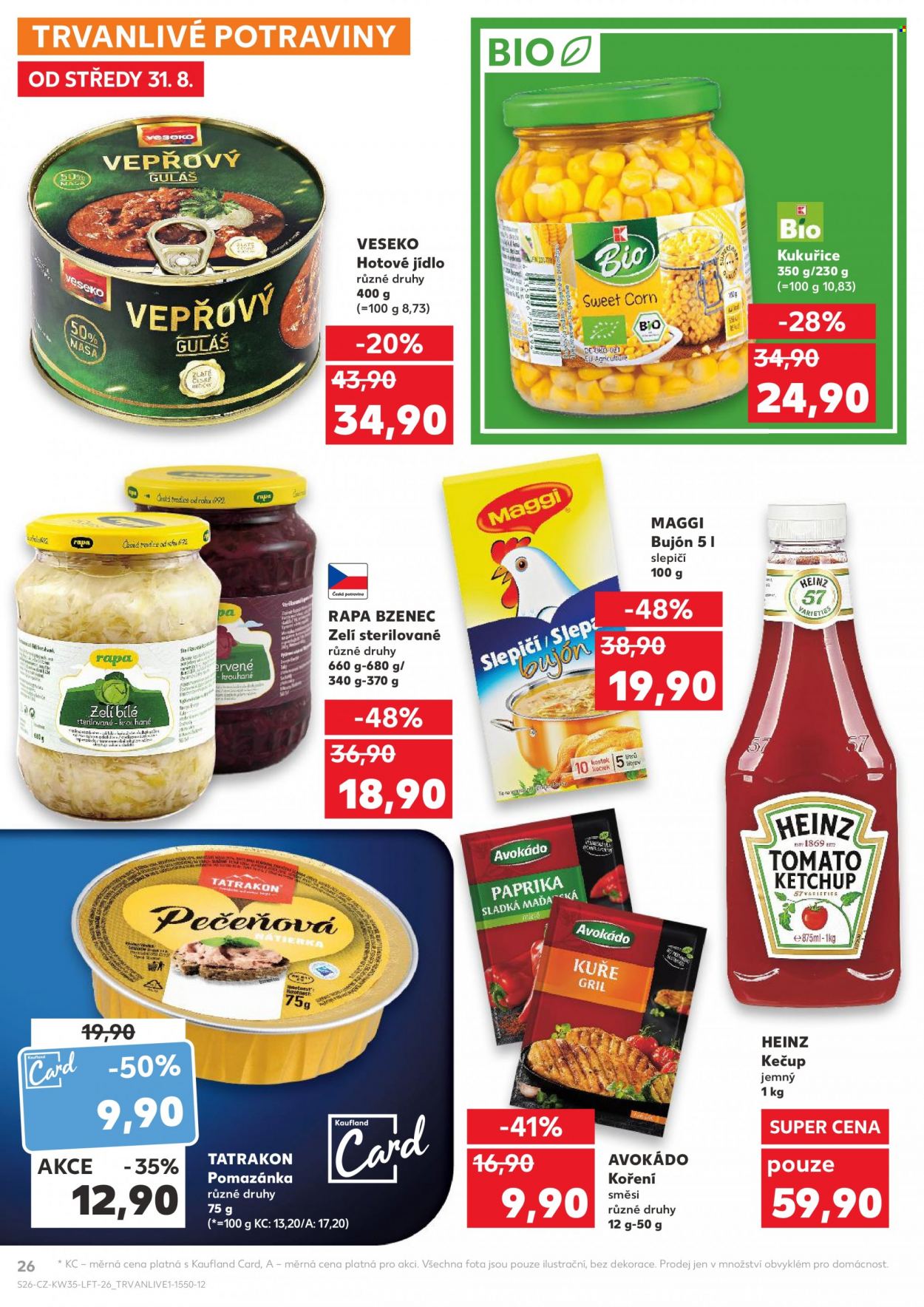 Leták Kaufland - 31.8.2022 - 6.9.2022. Strana 26