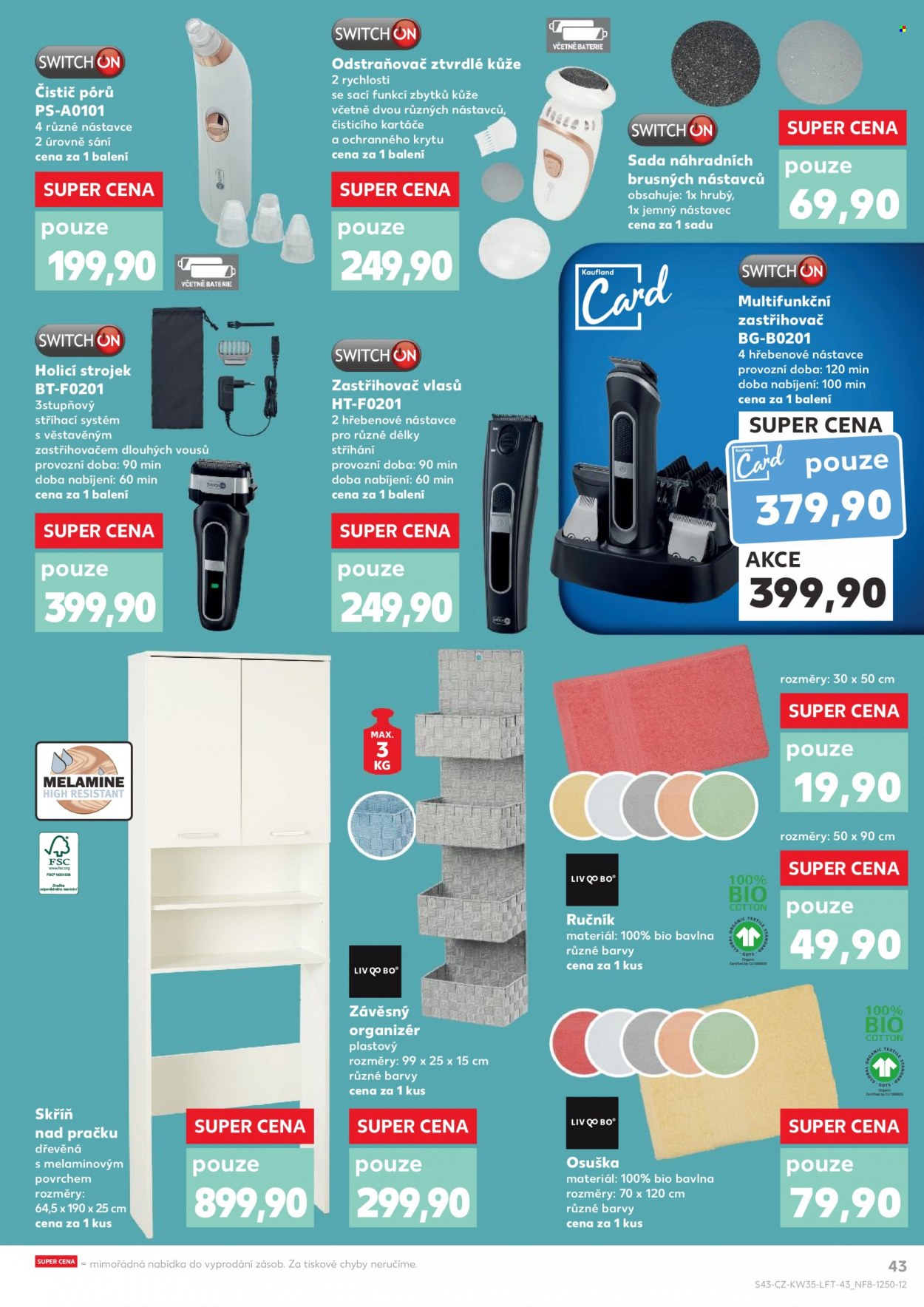 Leták Kaufland - 31.8.2022 - 6.9.2022. Strana 43