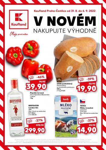 Leták Kaufland - 31.8.2022 - 6.9.2022.