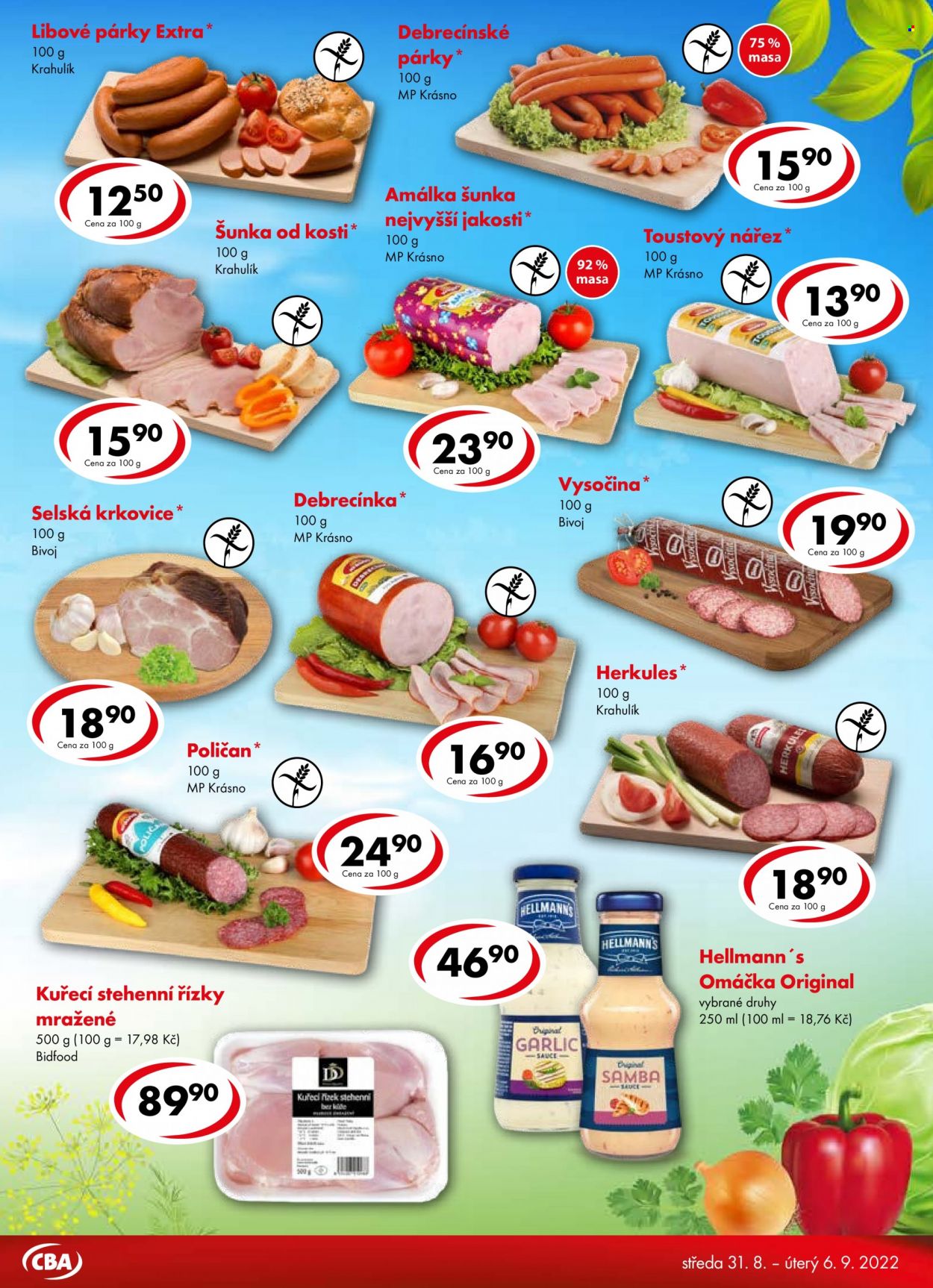 Leták CBA Premium - 31.8.2022 - 6.9.2022. Strana 3