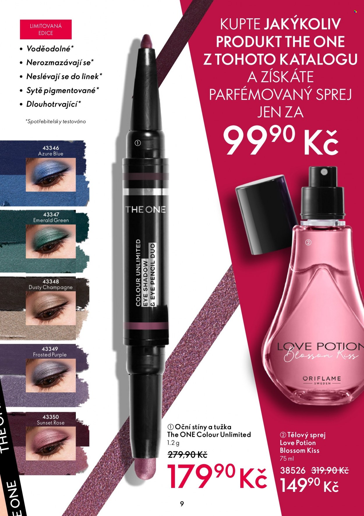 Leták ORIFLAME - 31.8.2022 - 20.9.2022. Strana 9