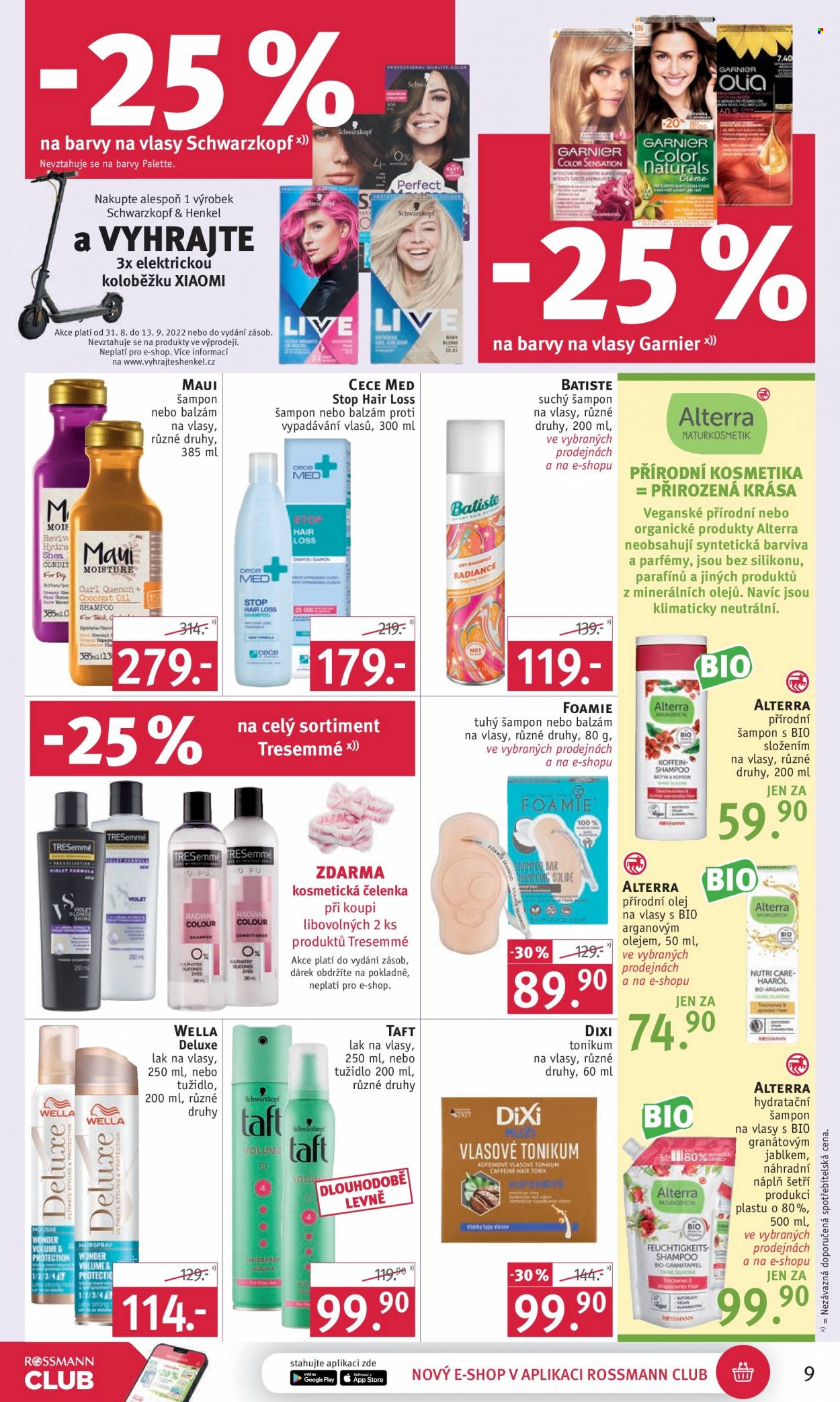 Leták ROSSMANN - 31.8.2022 - 13.9.2022. Strana 9