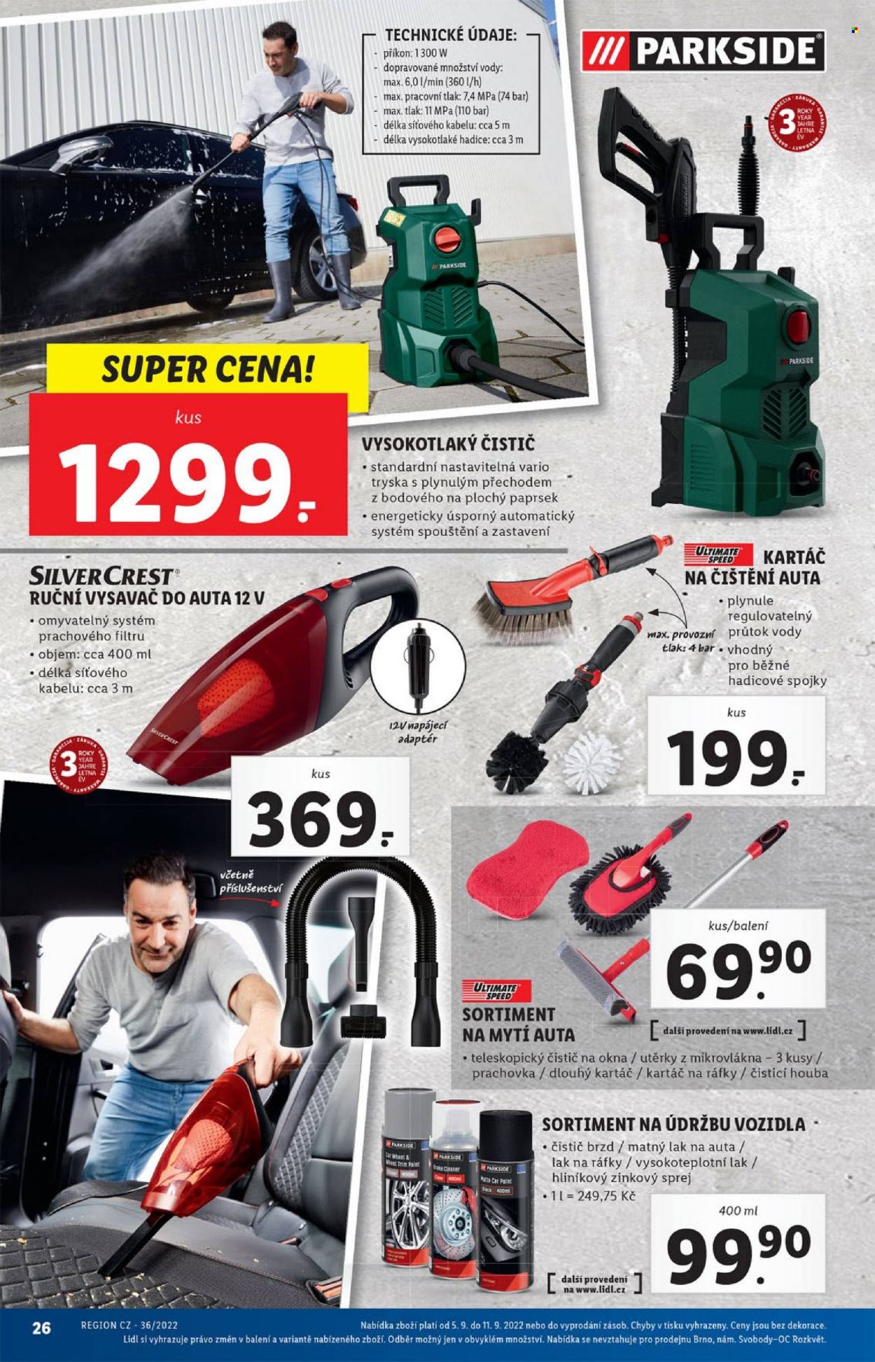 Leták Lidl - 5.9.2022 - 11.9.2022. Strana 26