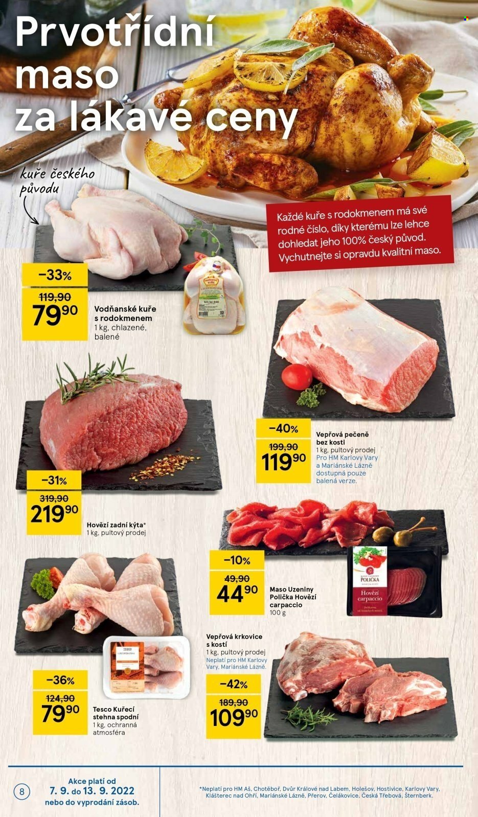 Leták TESCO - 7.9.2022 - 13.9.2022. Strana 8