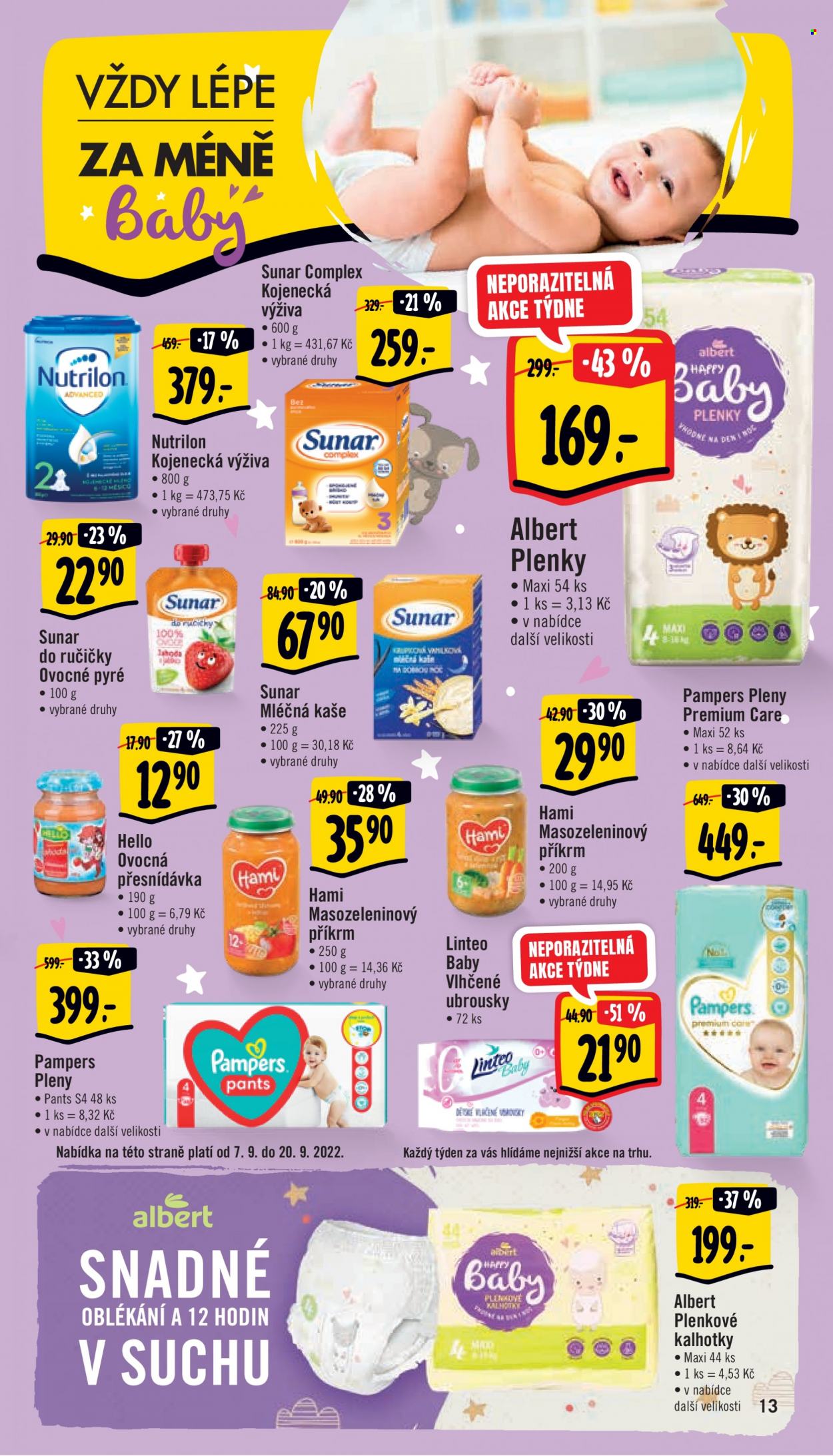 Leták Albert Supermarket - 7.9.2022 - 13.9.2022. Strana 13