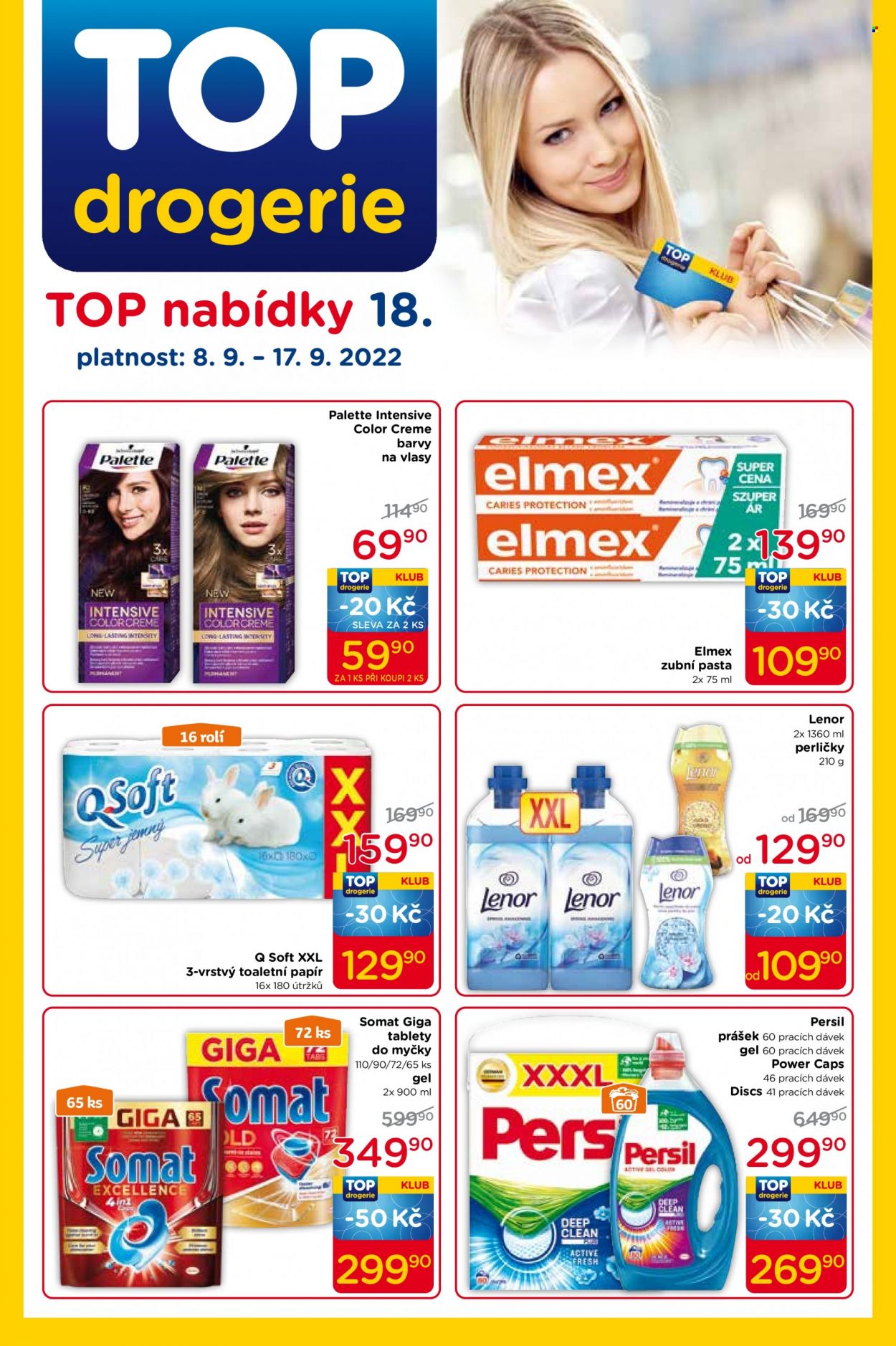 Leták TOP drogerie - 8.9.2022 - 17.9.2022. Strana 1