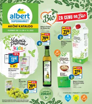 Leták Albert Supermarket - 7.9.2022 - 4.10.2022.