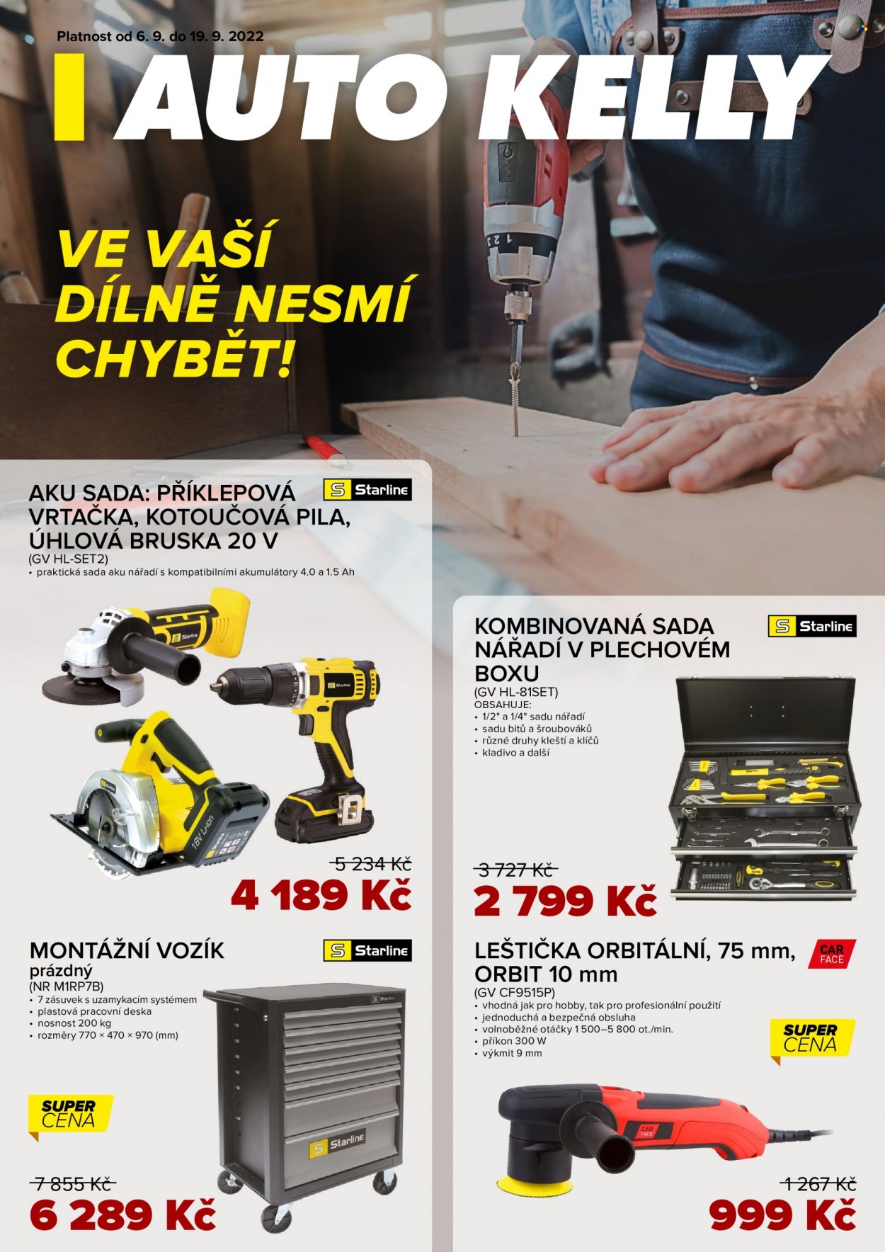 Leták AUTO KELLY - 6.9.2022 - 19.9.2022. Strana 1