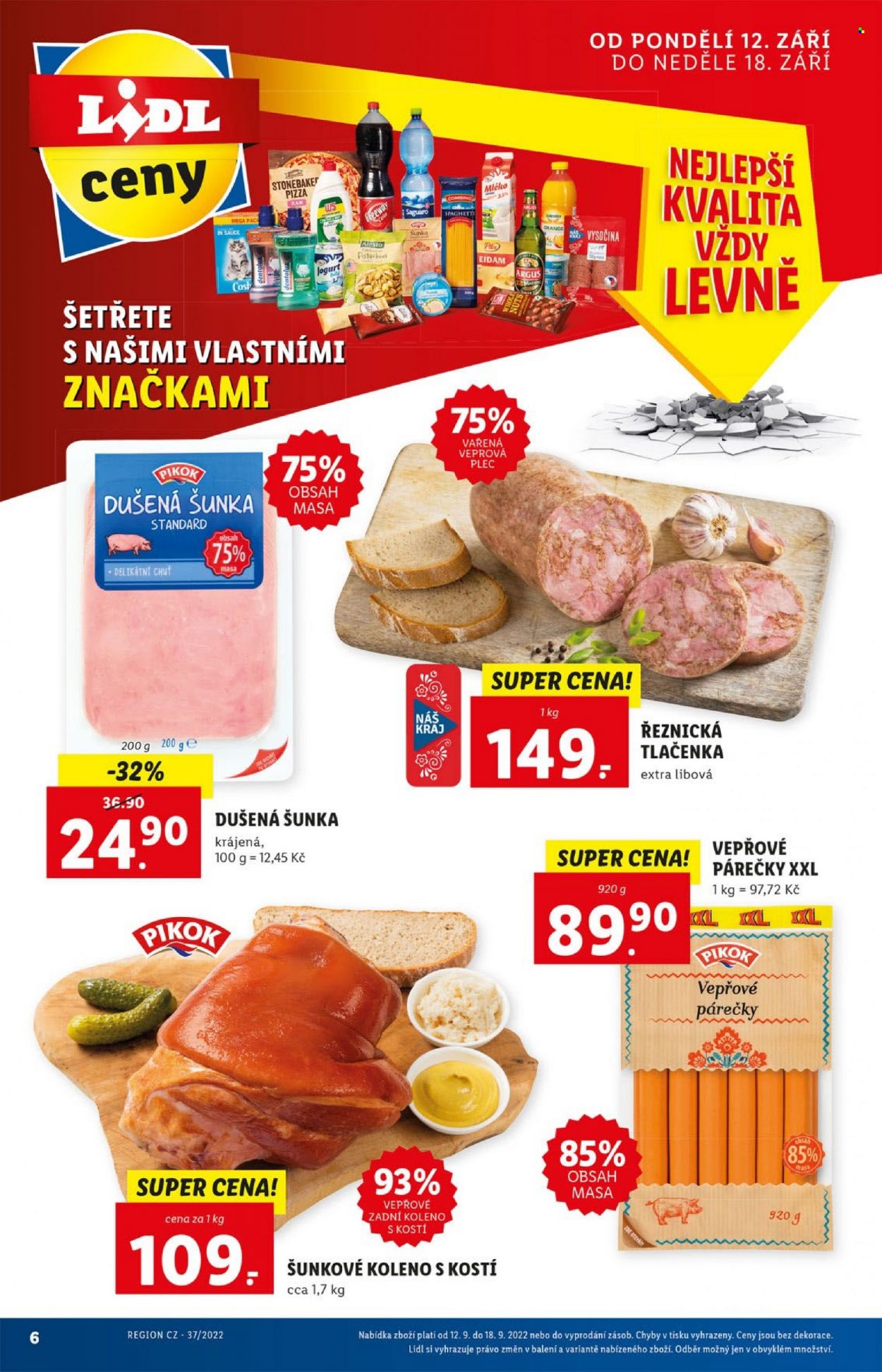 Leták Lidl - 12.9.2022 - 18.9.2022. Strana 6