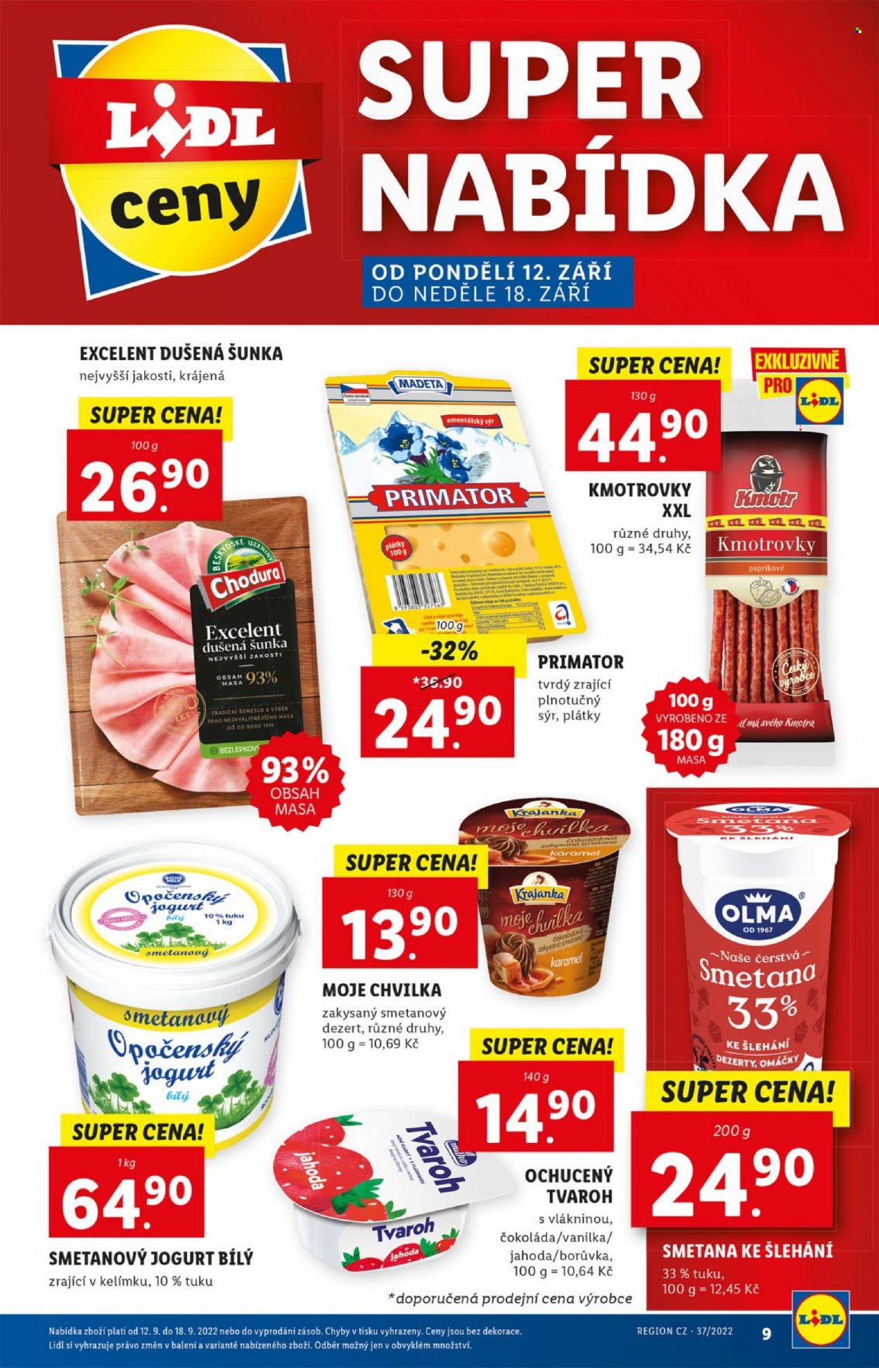 Leták Lidl - 12.9.2022 - 18.9.2022. Strana 9