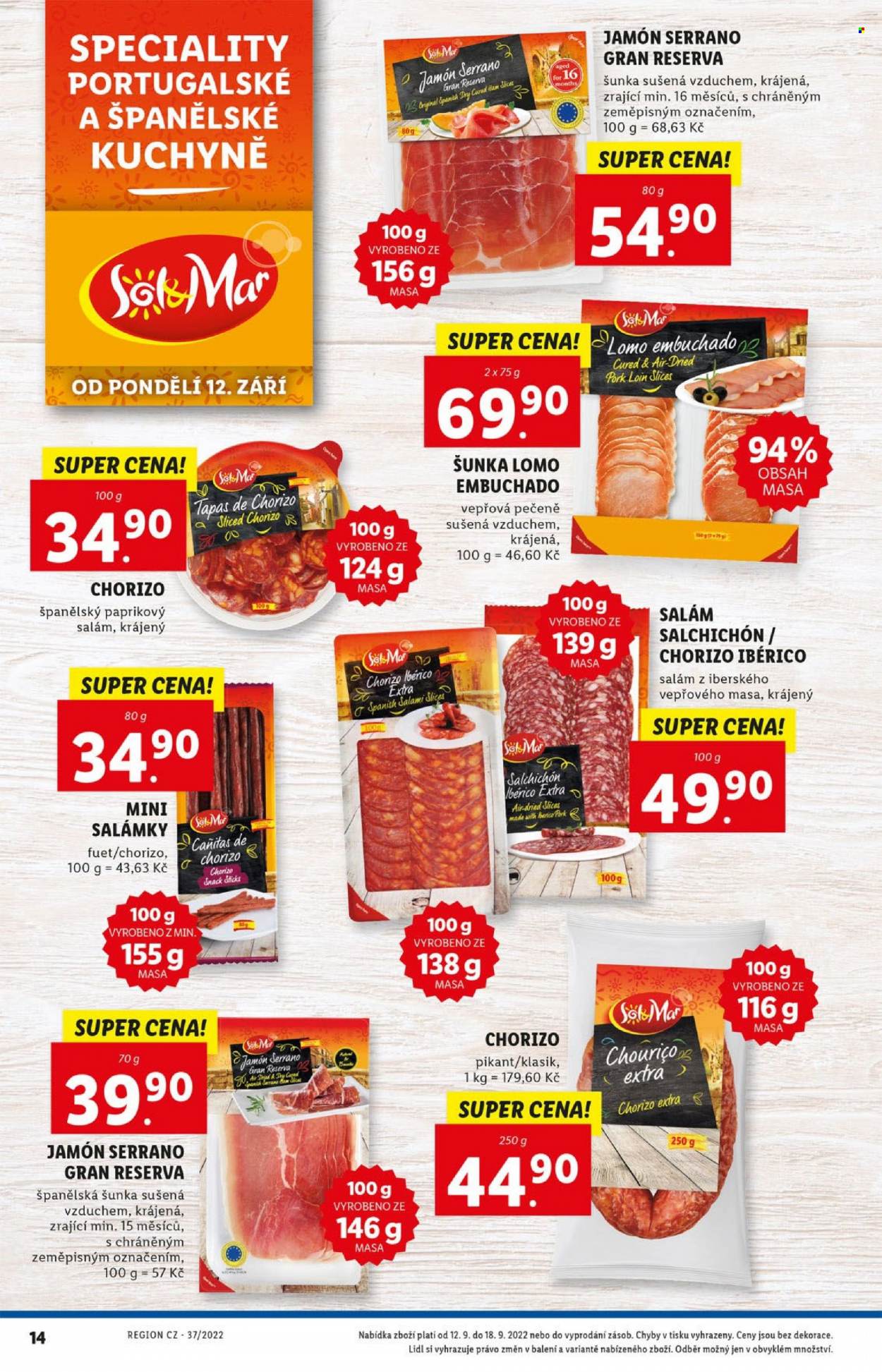 Leták Lidl - 12.9.2022 - 18.9.2022. Strana 14