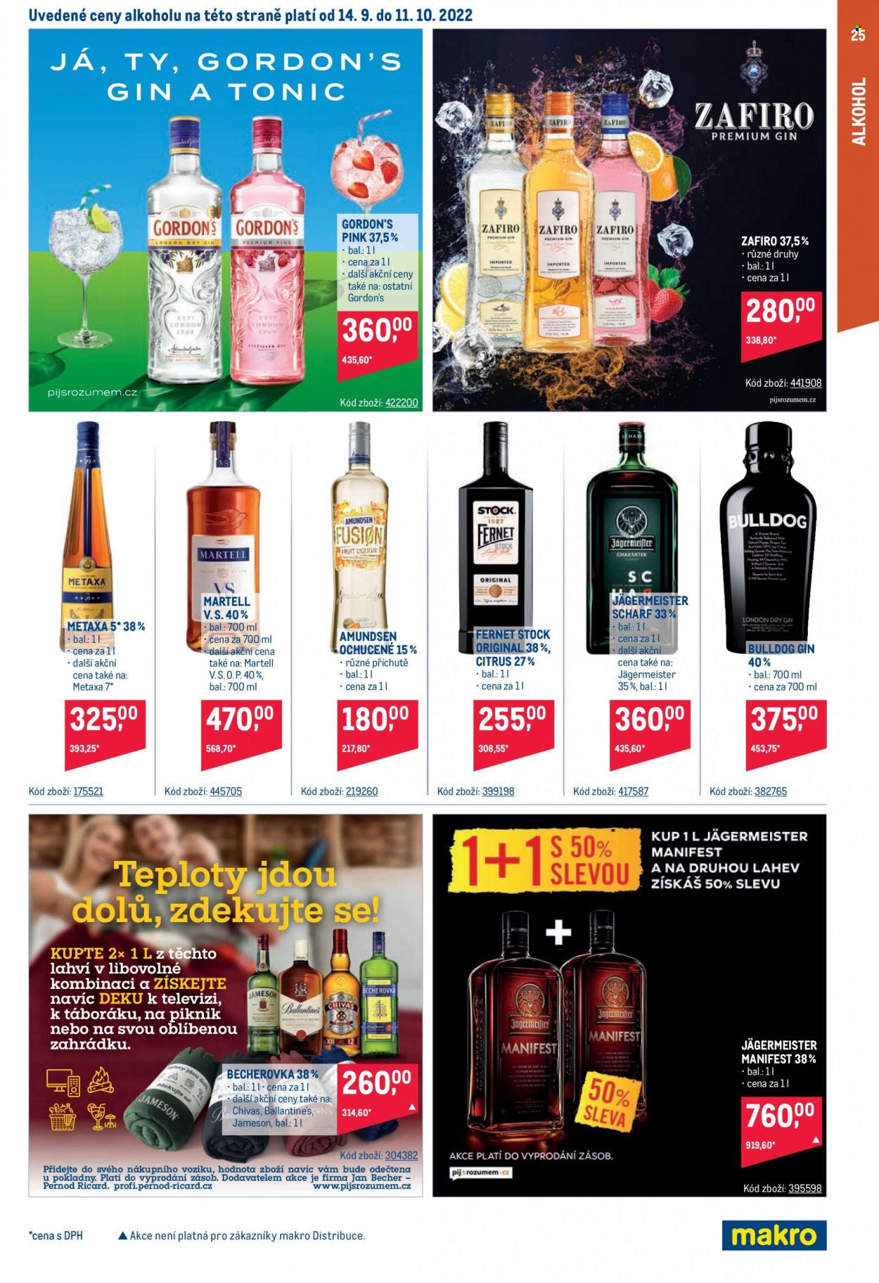 Leták MAKRO - 14.9.2022 - 27.9.2022. Strana 25