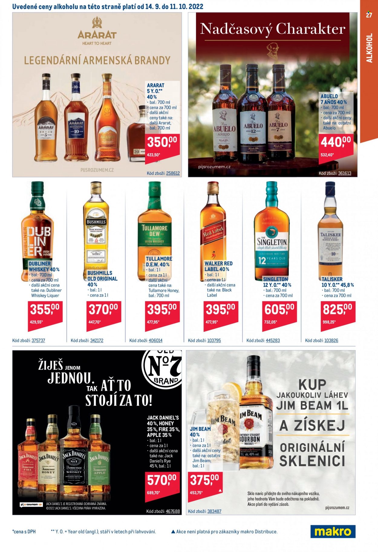 Leták MAKRO - 14.9.2022 - 27.9.2022. Strana 27