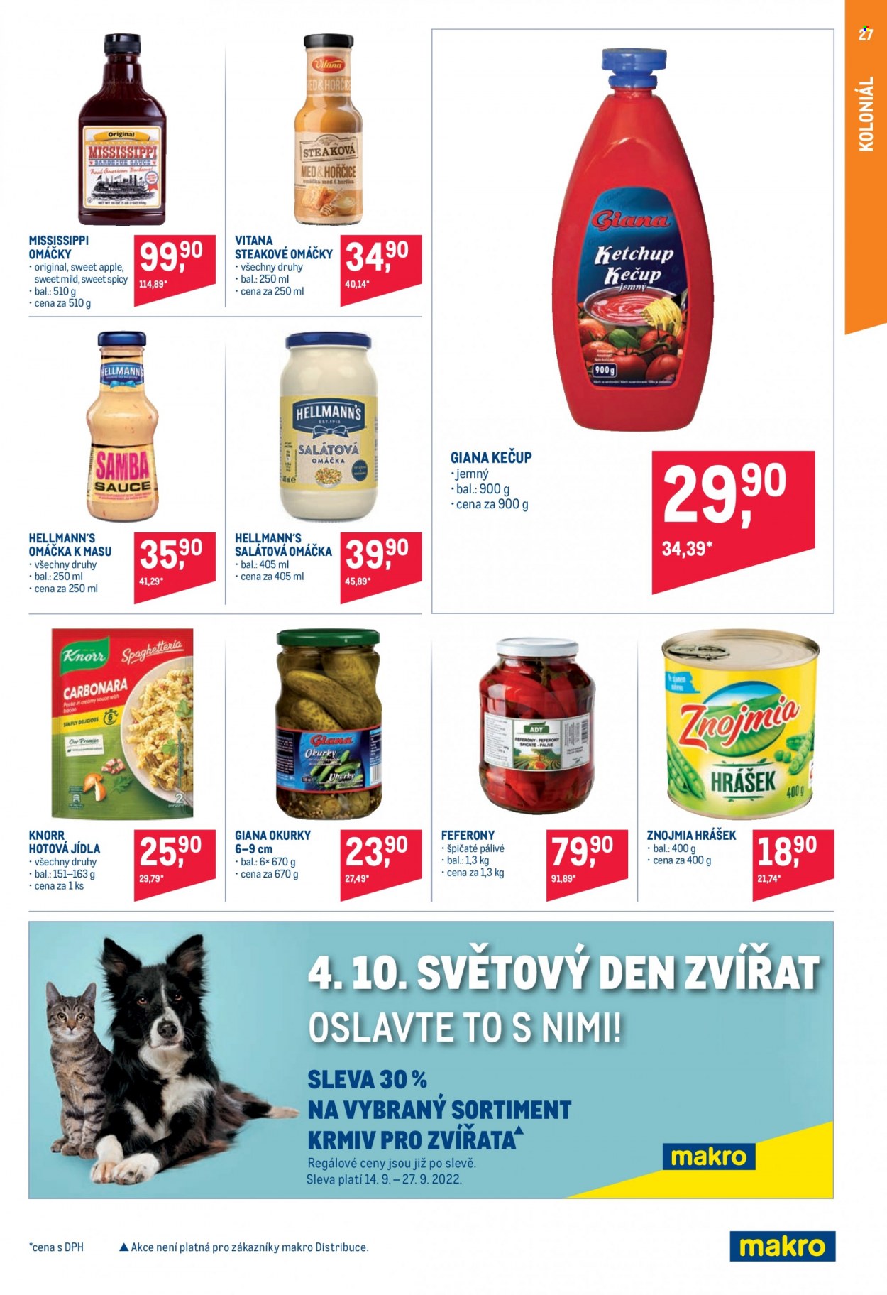 Leták MAKRO - 14.9.2022 - 27.9.2022. Strana 27
