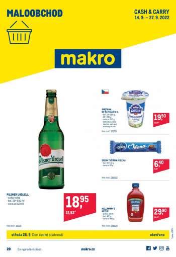 Leták MAKRO - 14.9.2022 - 27.9.2022.