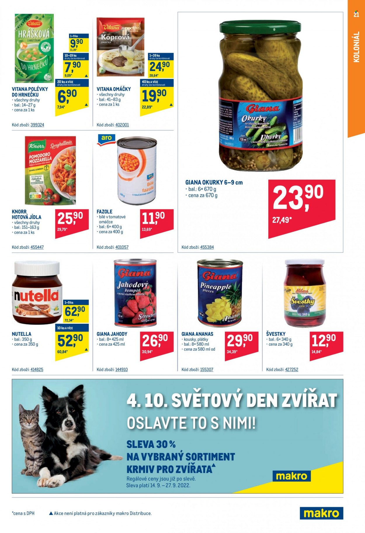 Leták MAKRO - 14.9.2022 - 27.9.2022. Strana 21