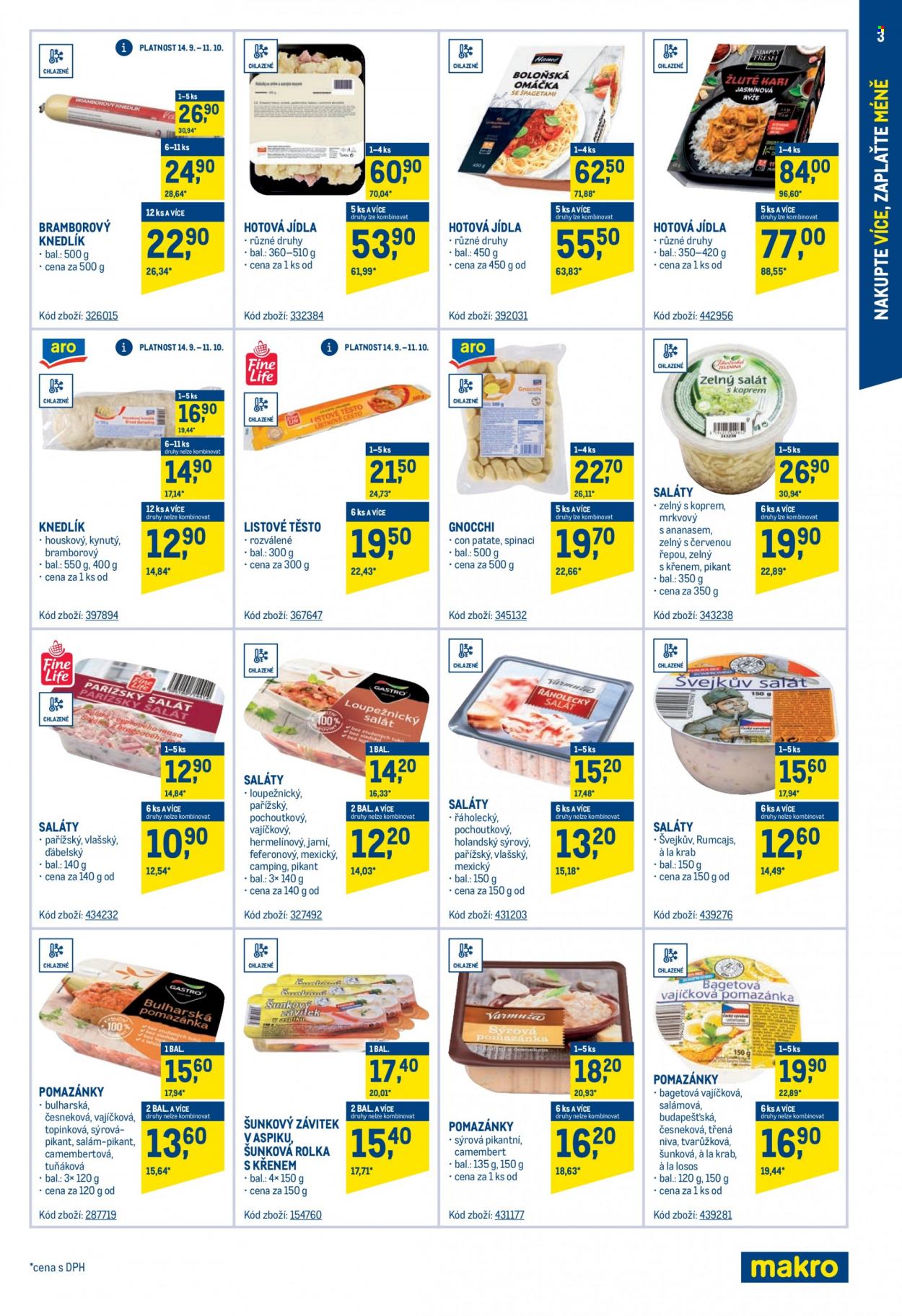 Leták MAKRO - 14.9.2022 - 22.11.2022. Strana 3
