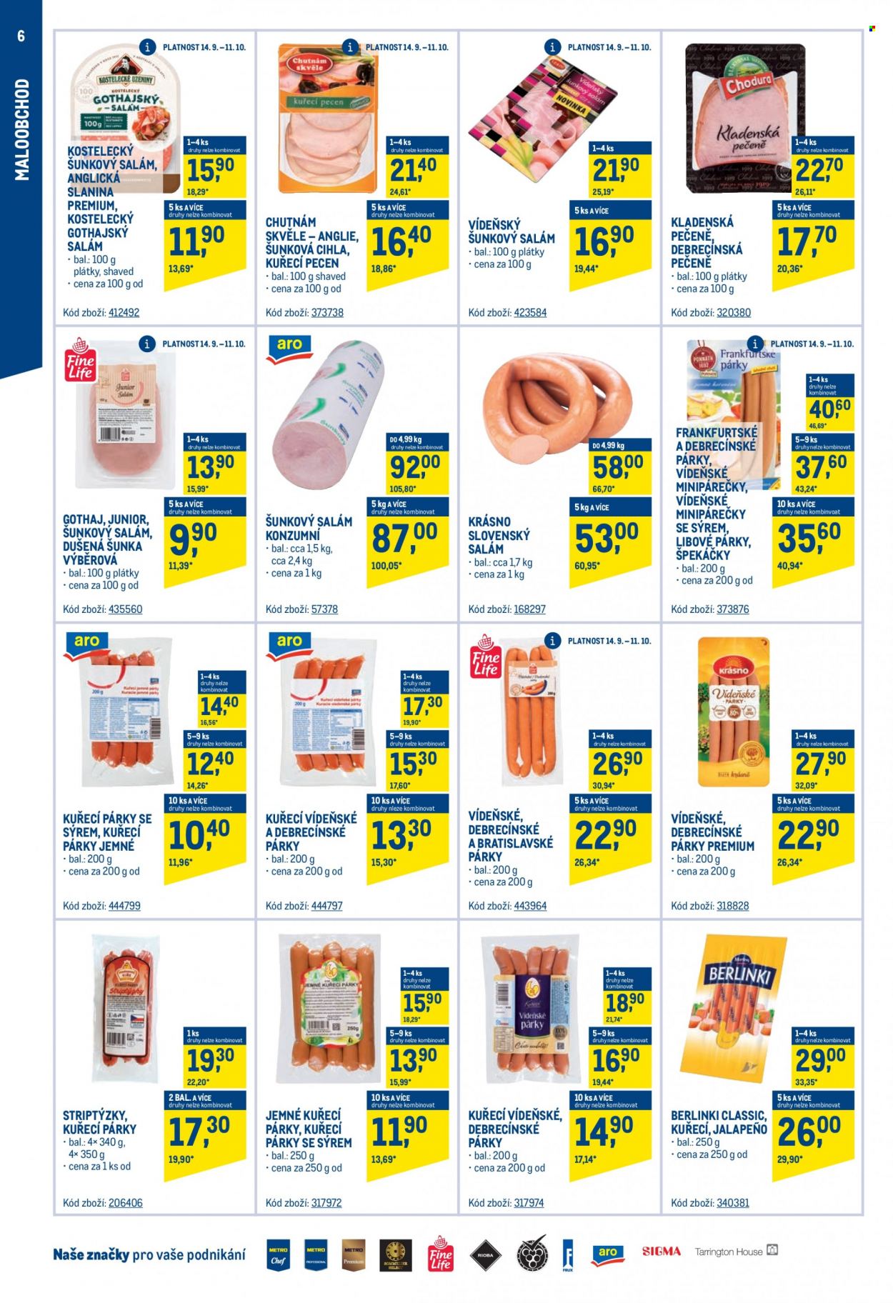 Leták MAKRO - 14.9.2022 - 22.11.2022. Strana 6