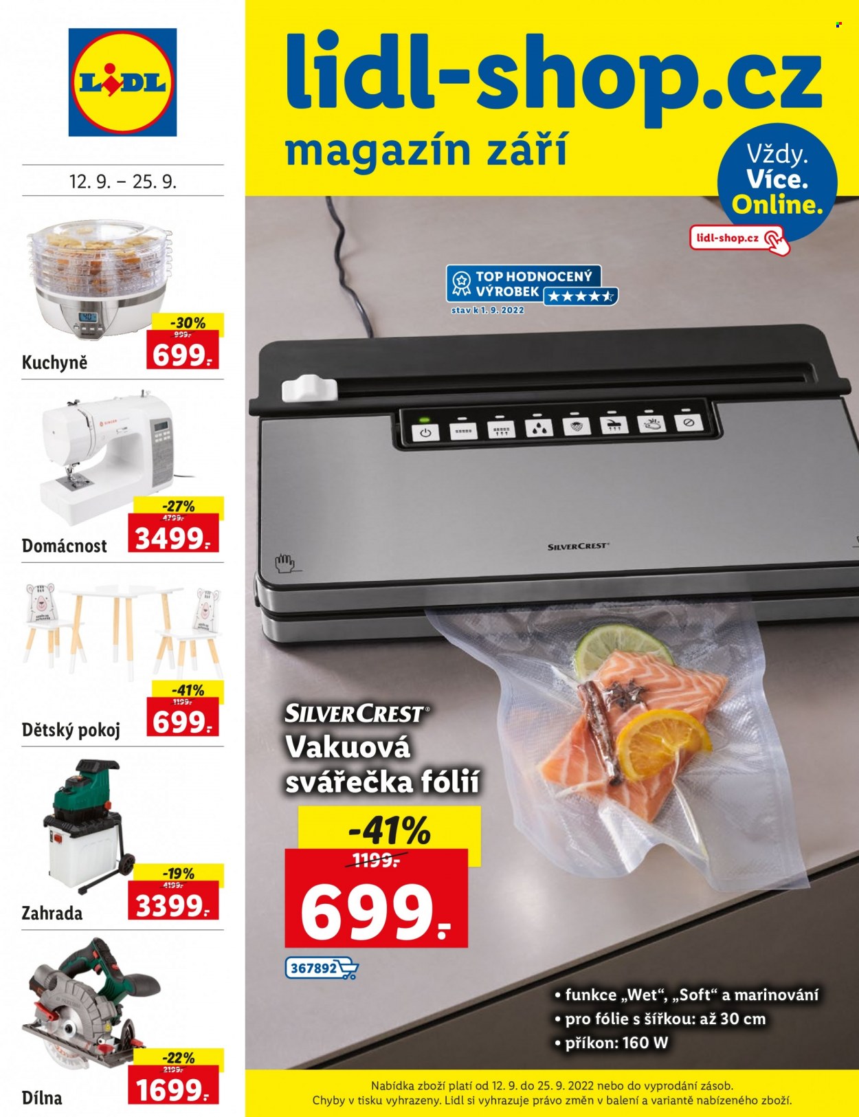 Leták Lidl - 12.9.2022 - 25.9.2022. Strana 1