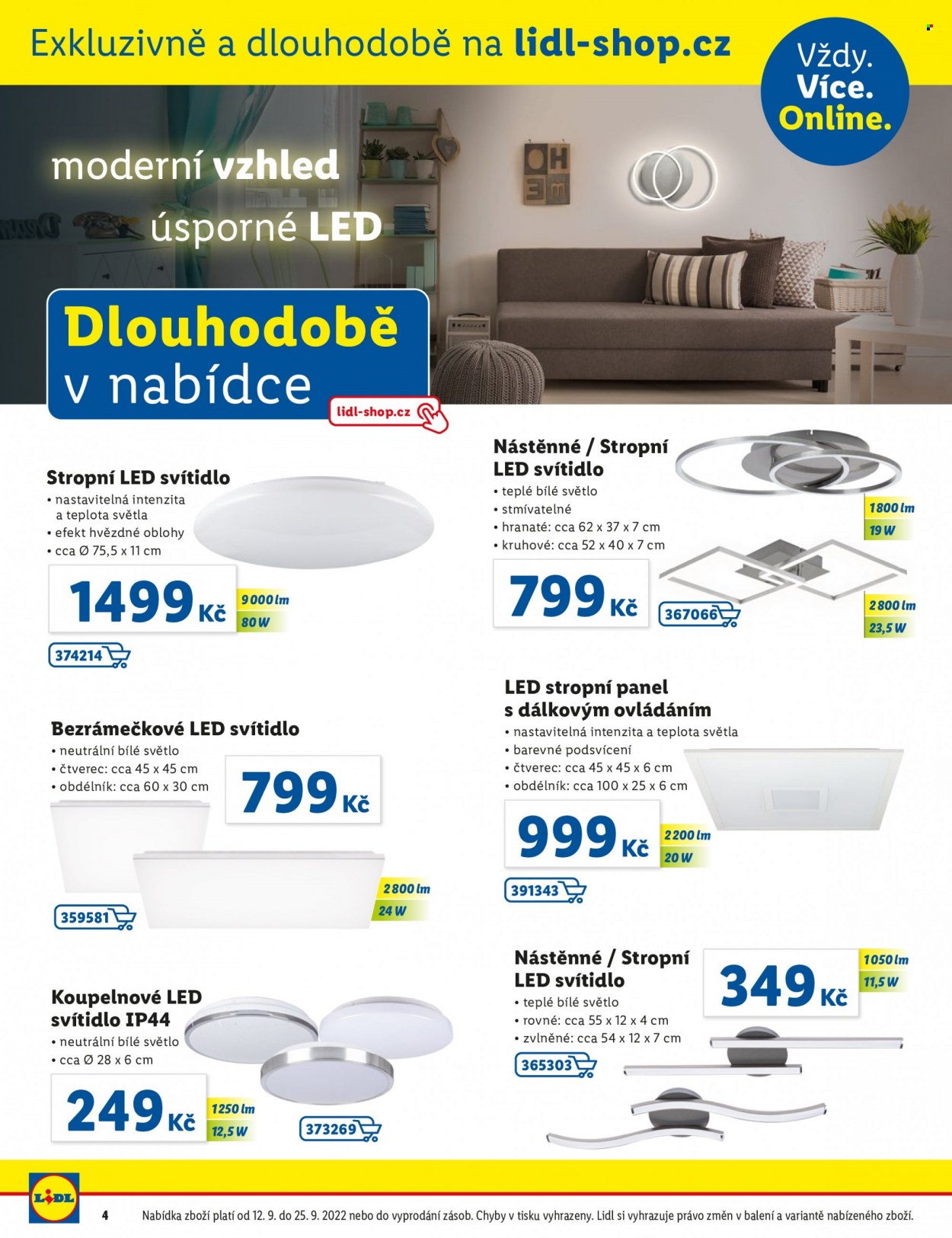 Leták Lidl - 12.9.2022 - 25.9.2022. Strana 4