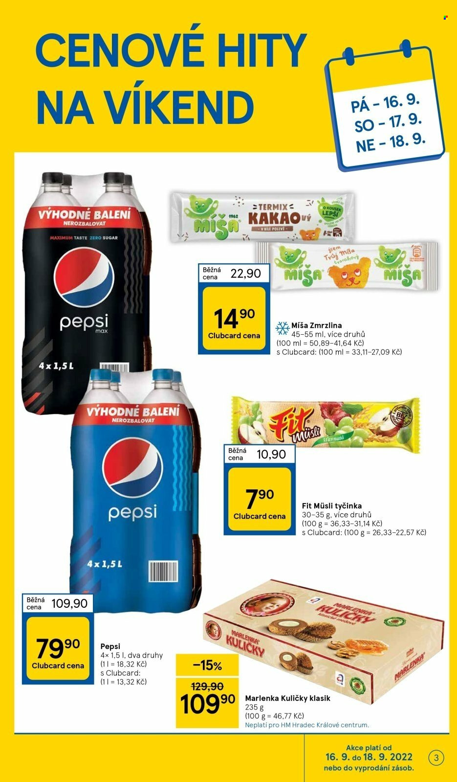 Leták TESCO - 14.9.2022 - 20.9.2022. Strana 3