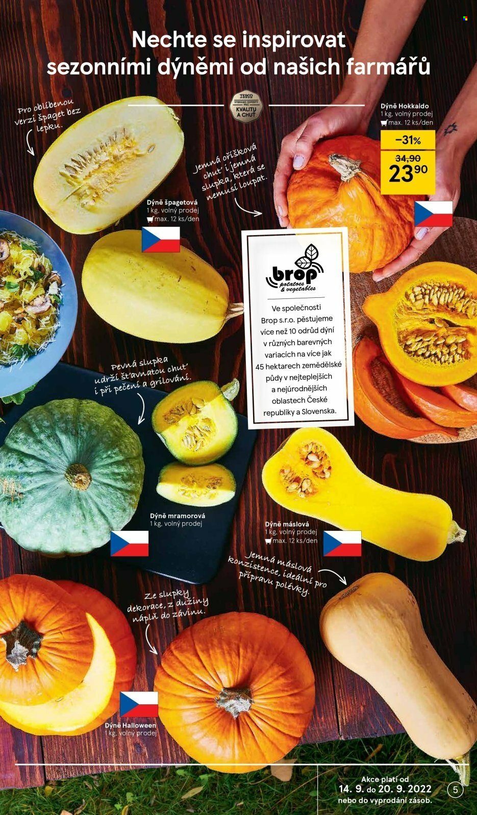 Leták TESCO - 14.9.2022 - 20.9.2022. Strana 5