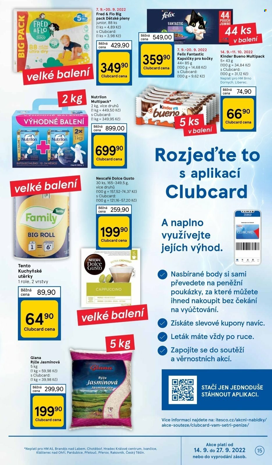 Leták TESCO - 14.9.2022 - 20.9.2022. Strana 15