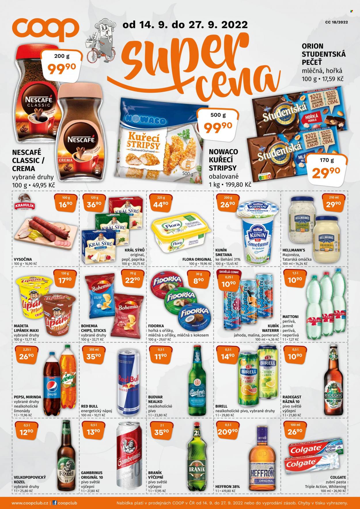 Leták coop TIP - 14.9.2022 - 27.9.2022. Strana 1