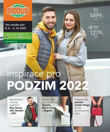 Leták Globus - 8.9.2022 - 3.10.2022.