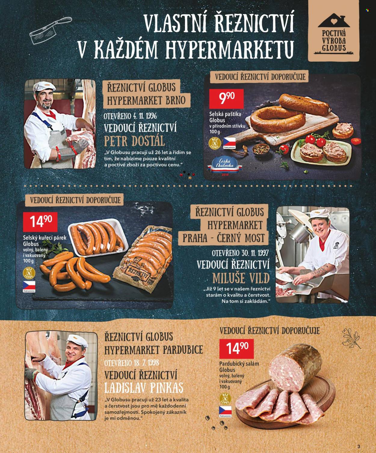 Leták Globus - 15.9.2022 - 2.10.2022. Strana 3