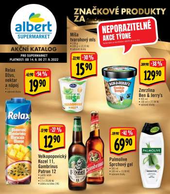 Leták Albert Supermarket - 14.9.2022 - 27.9.2022.